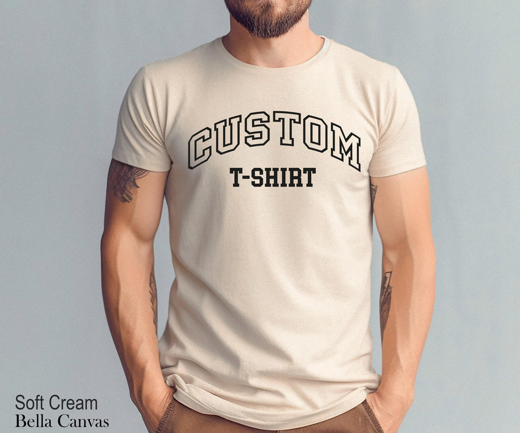 Custom Personalized T-Shirt, Personalized Unisex Shirt, Custom Name Gift, Customizable Message Shirt, Customizable Gifts,Anniversary Gift