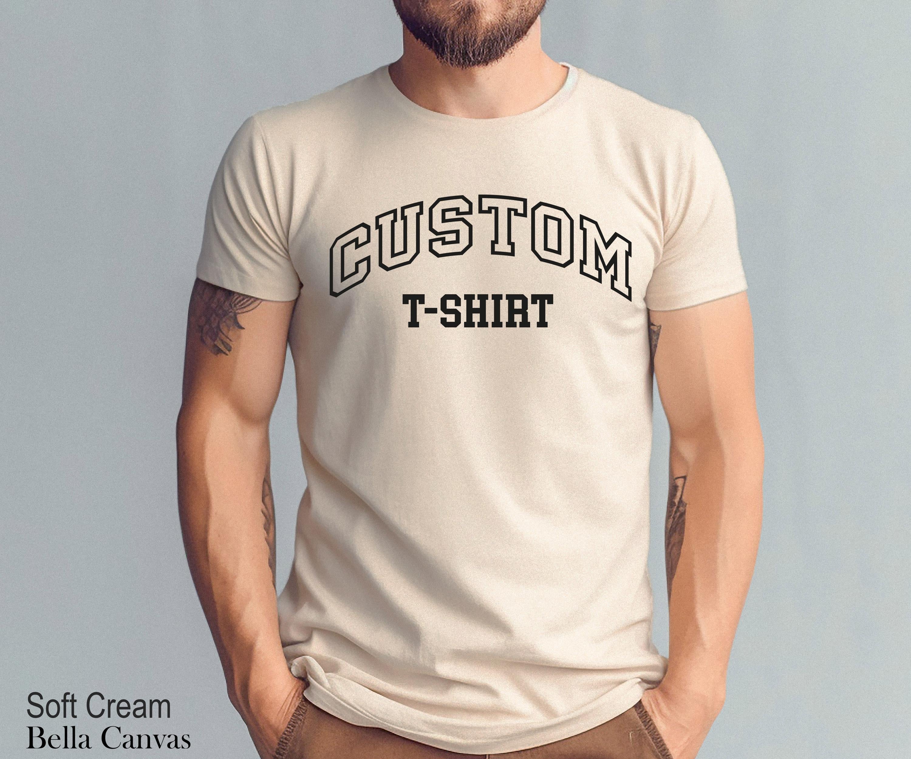 Custom Personalized T-Shirt, Personalized Unisex Shirt, Custom Name Gift, Customizable Message Shirt, Customizable Gifts,Anniversary Gift