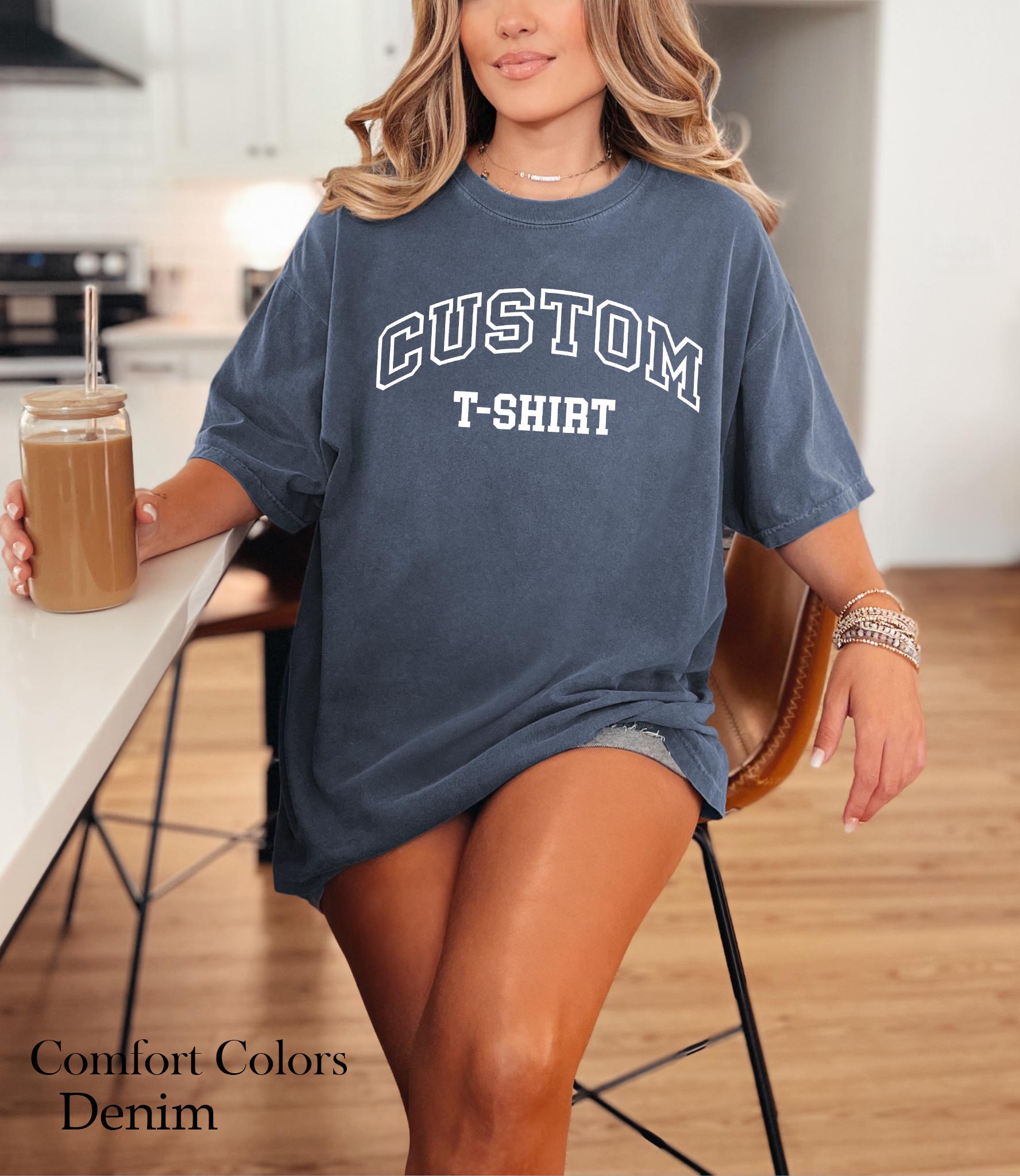 Custom Personalized T-Shirt, Personalized Unisex Shirt, Custom Name Gift, Customizable Message Shirt, Customizable Gifts,Anniversary Gift