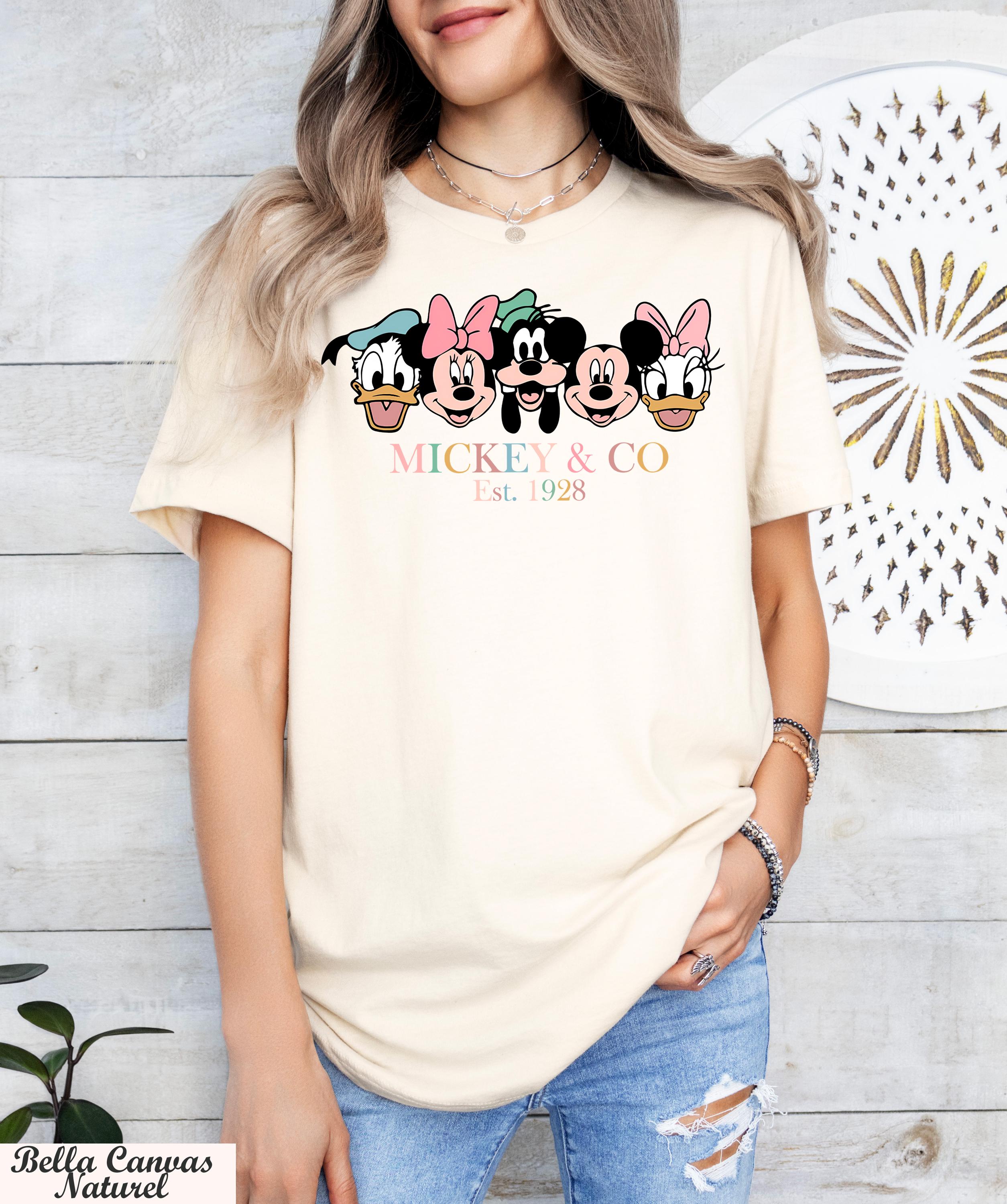 Retro Mickey & Co 1928 Shirt ,Family Mickey And Friends Shirt, Disney Trip Shirt, Disneyland Tee, Disneyworld Family Trip Shirt