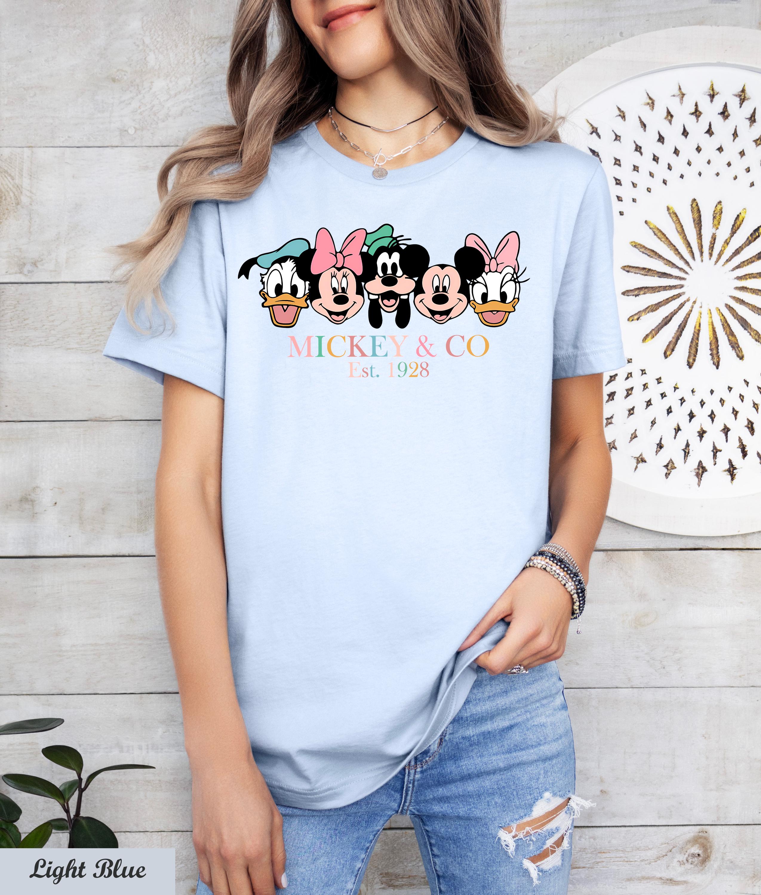 Retro Mickey & Co 1928 Shirt ,Family Mickey And Friends Shirt, Disney Trip Shirt, Disneyland Tee, Disneyworld Family Trip Shirt