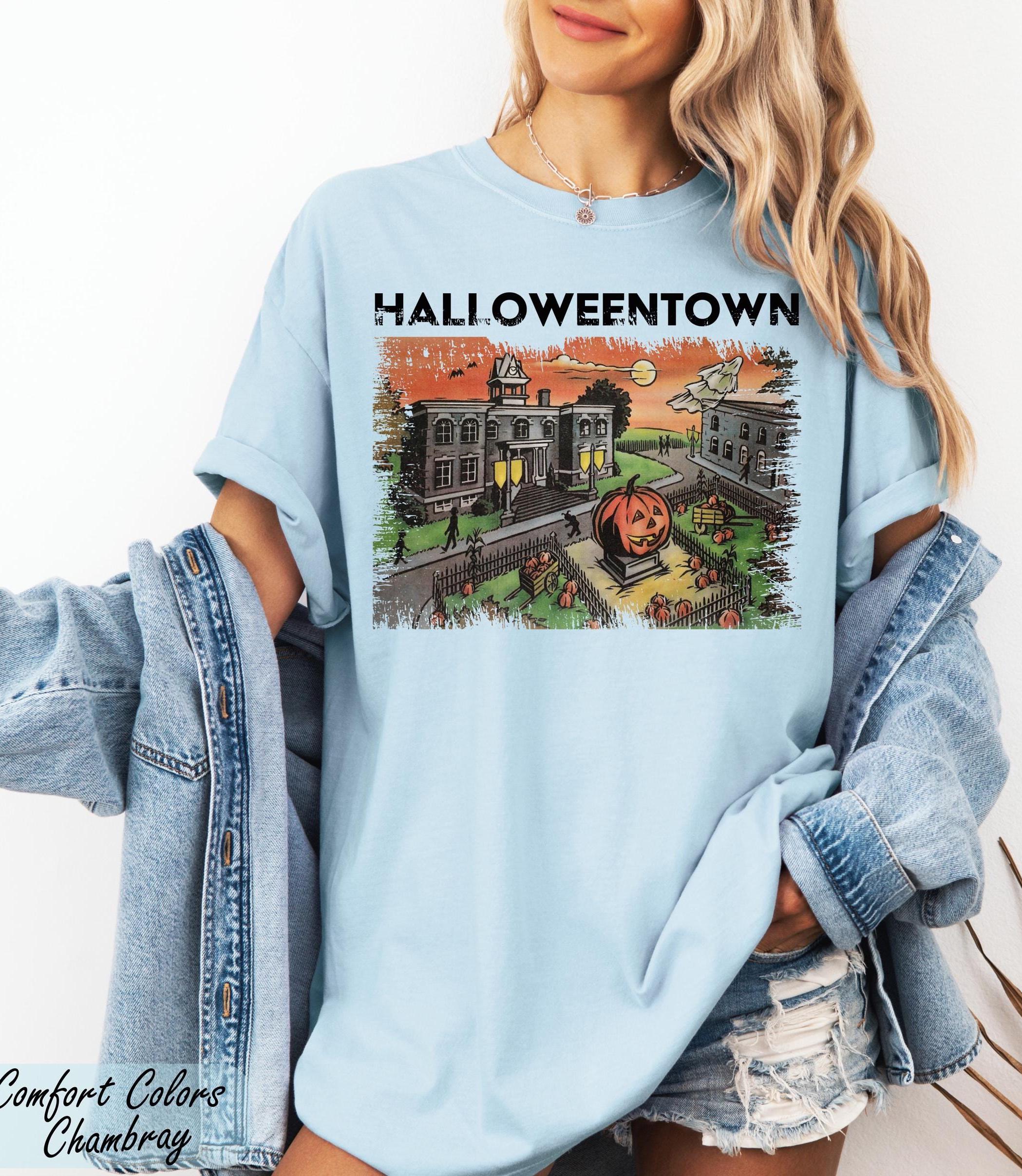 Comfort Colors® Vintage  Halloweentown Shirt, Retro Comfort Colors® Halloween University Tee, Halloweentown 1998 Shirt, Not So Scary Shirt