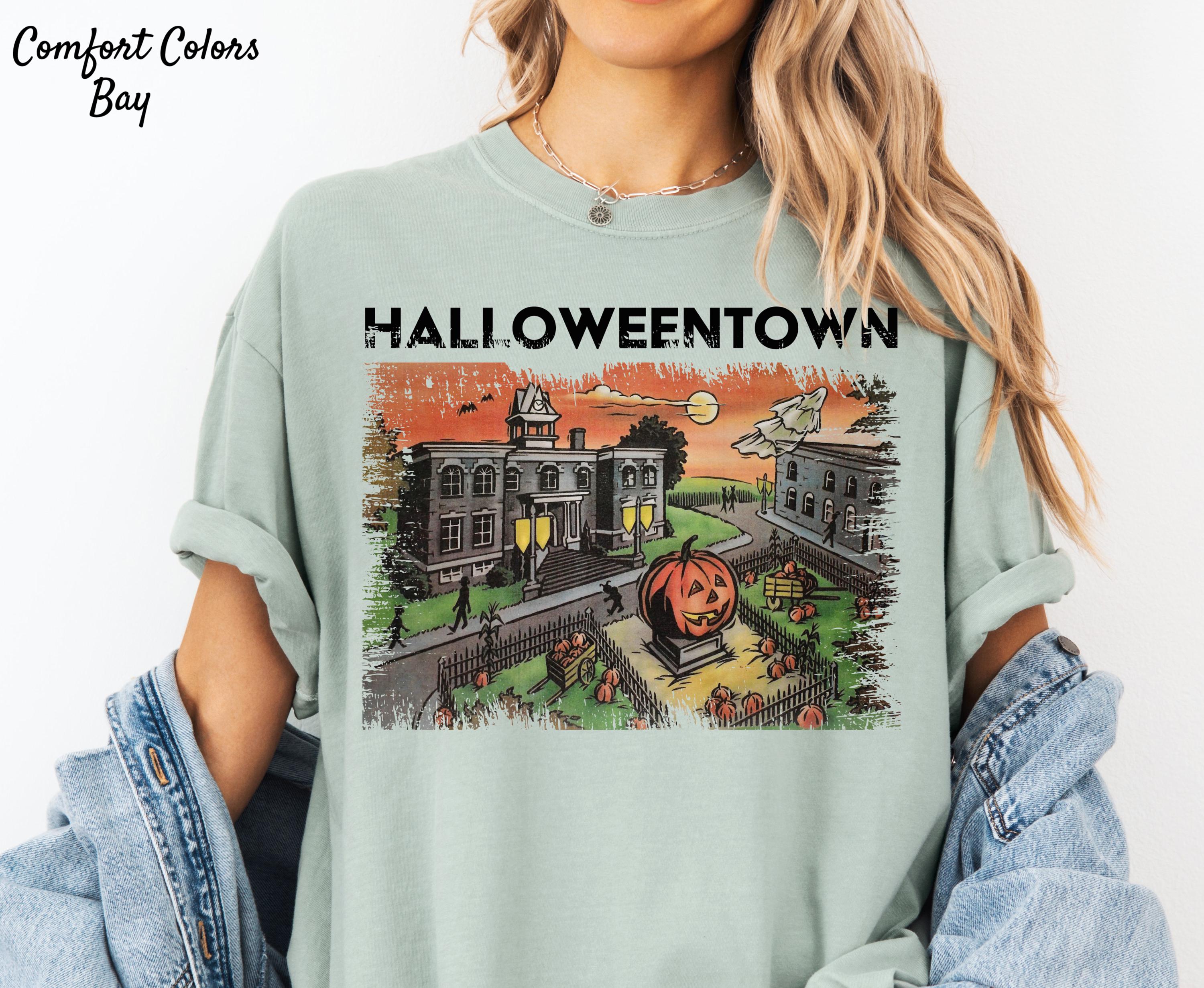 Comfort Colors® Vintage  Halloweentown Shirt, Retro Comfort Colors® Halloween University Tee, Halloweentown 1998 Shirt, Not So Scary Shirt