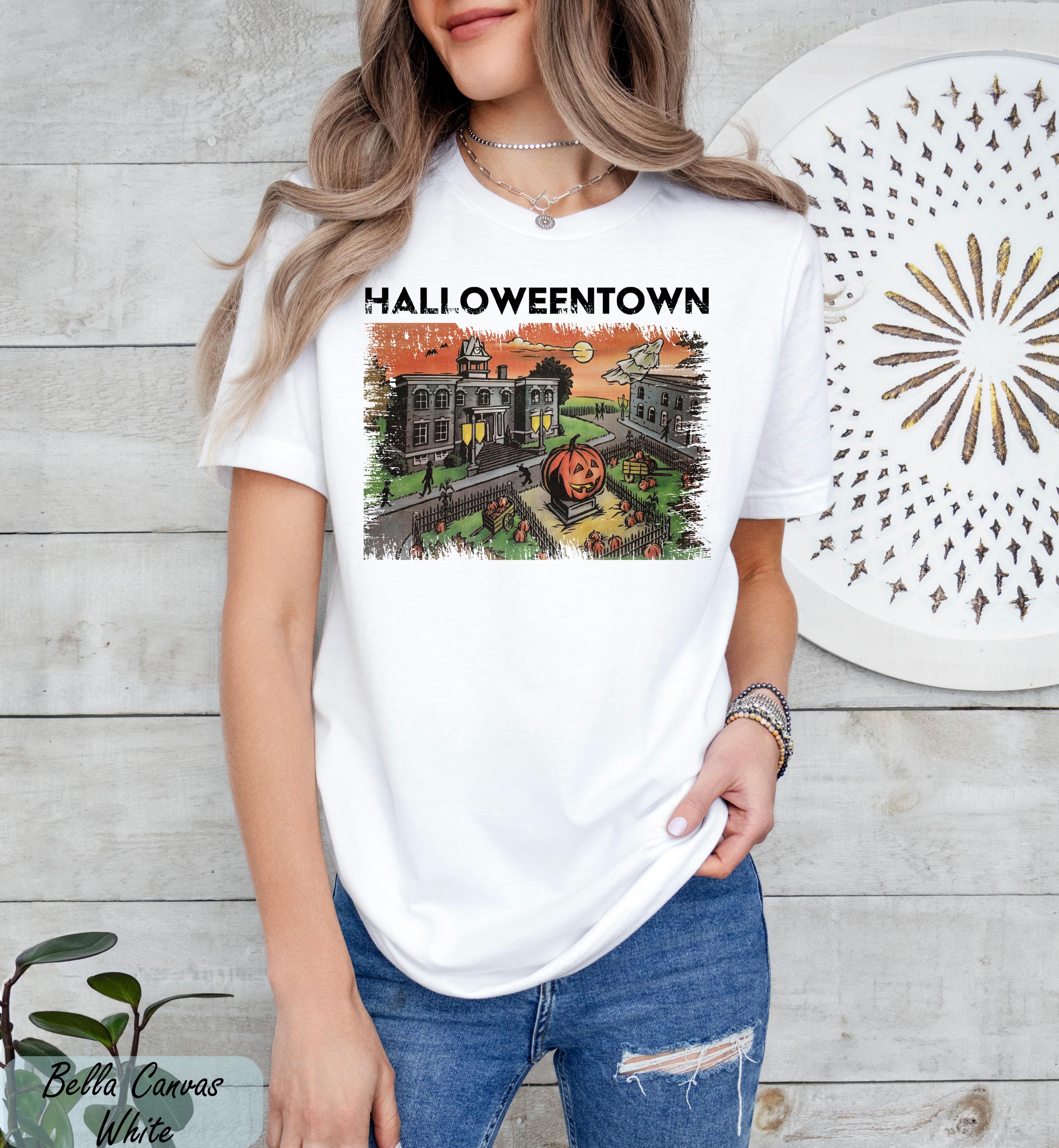 Comfort Colors® Vintage  Halloweentown Shirt, Retro Comfort Colors® Halloween University Tee, Halloweentown 1998 Shirt, Not So Scary Shirt