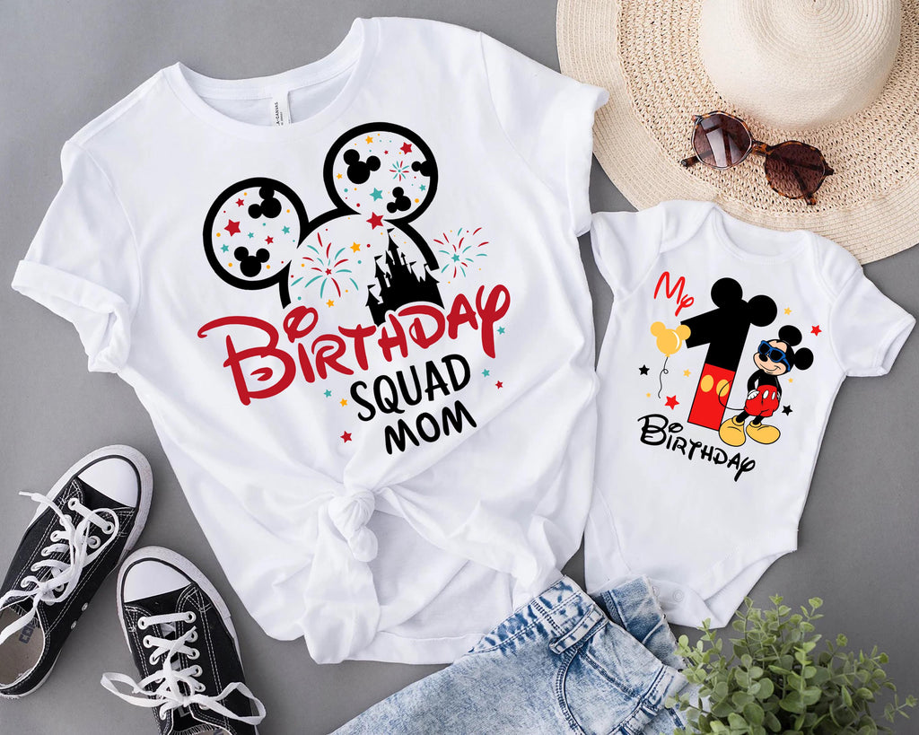 Custom Disney Birthday Family Shirt, Disney Birthday Boy Shirt, Disney Trip 2025, Disney Birthday Squad Shirt, Disney Birthday Girl Shirts