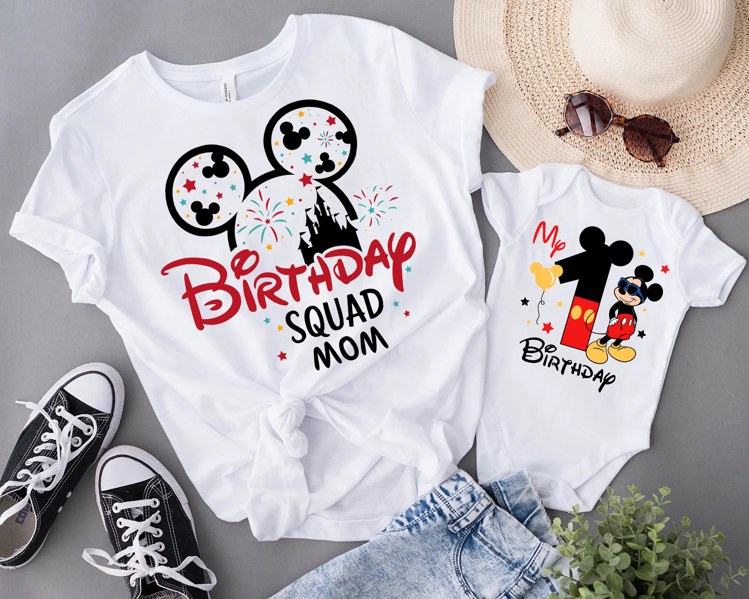 Custom Disney Birthday Family Shirt, Disney Birthday Boy Shirt, Disney Trip 2025, Disney Birthday Squad Shirt, Disney Birthday Girl Shirts