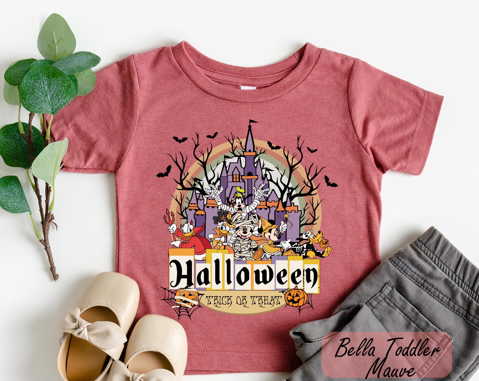 Disney Castle Halloween Youth Shirt, Magical Castle Toddler Shirt, Halloween Party Tee, Halloween Pumpkin T-Shirt, Halloween Baby Shirt