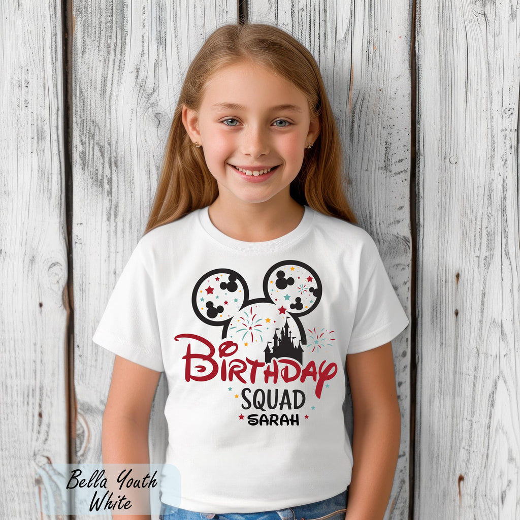 Custom Disney Birthday Family Shirt, Disney Birthday Boy Shirt, Disney Trip 2025, Disney Birthday Squad Shirt, Disney Birthday Girl Shirts
