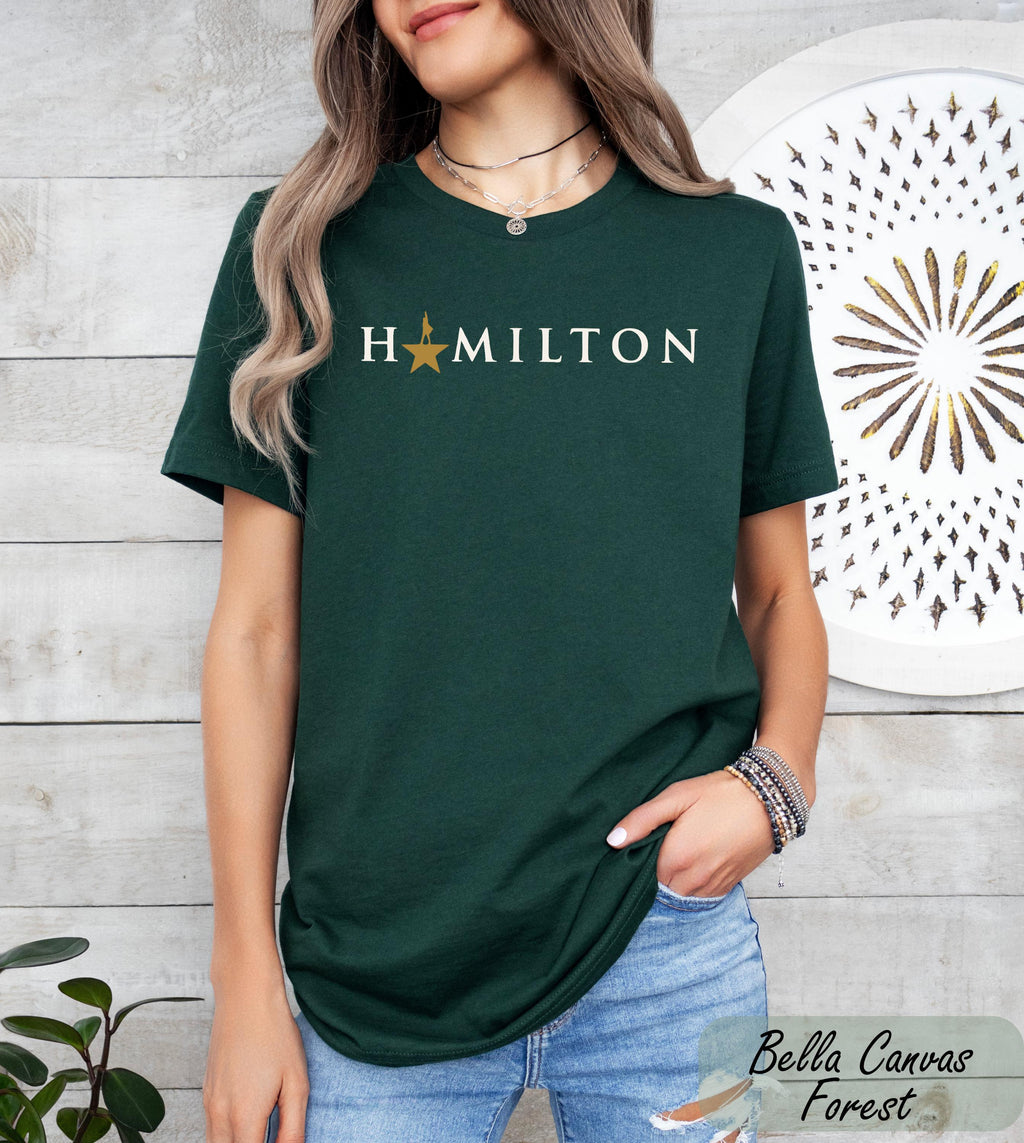 Hamilton Shirt, Hamilton Gift, Broadway Fan Shirt, Alexander Hamilton Tee, American Musical Gift, Rise Up Tee, Hamilton Musical Theatre Tee