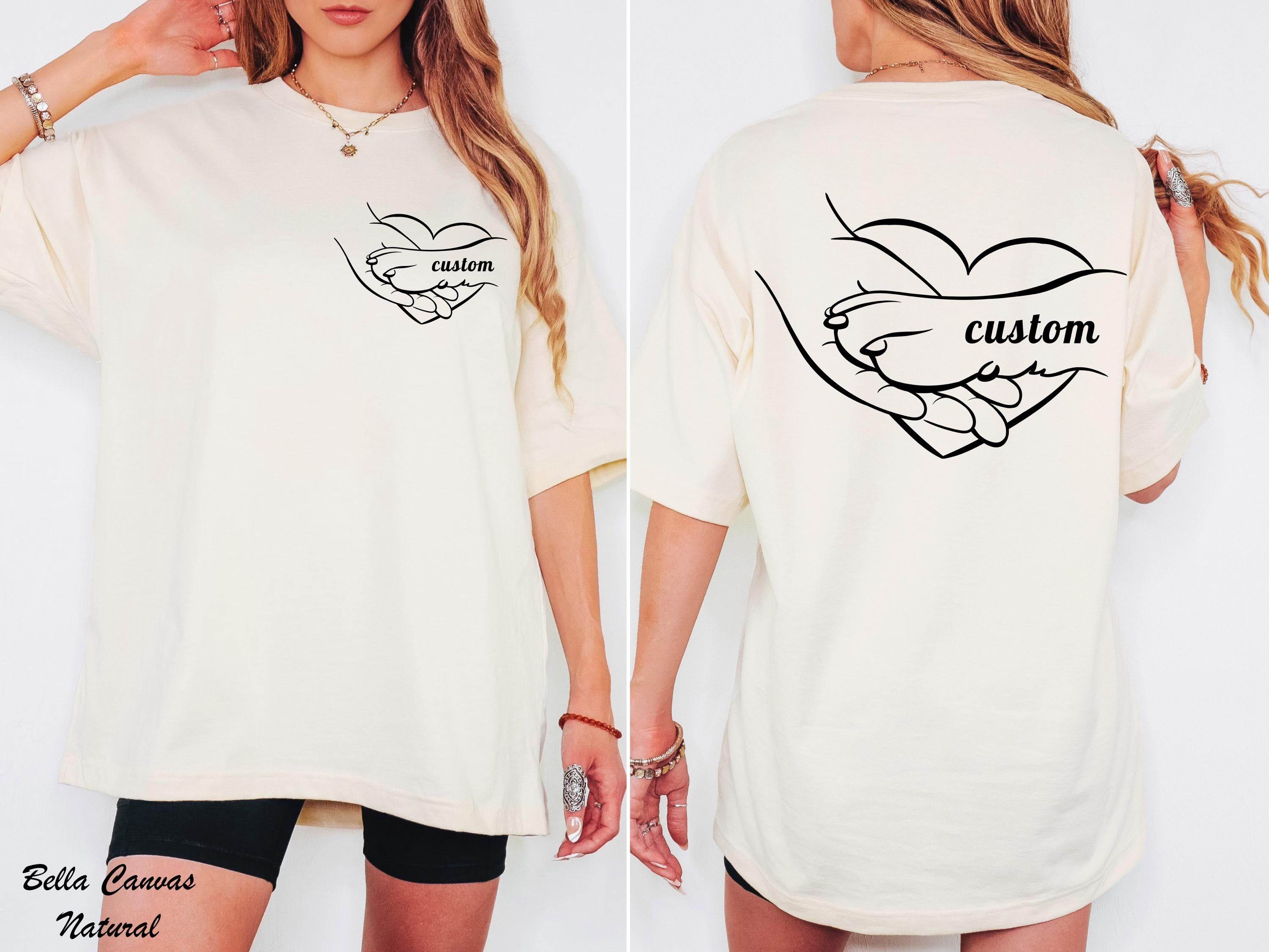 Custom Paw and Hand Shirt, Human Hand and Paw Shirt, Dog Paw Animal Lover Shirt, Dog Lover Shirt,Dog Paw Animal Lover Shirt,Dog Owner Gift