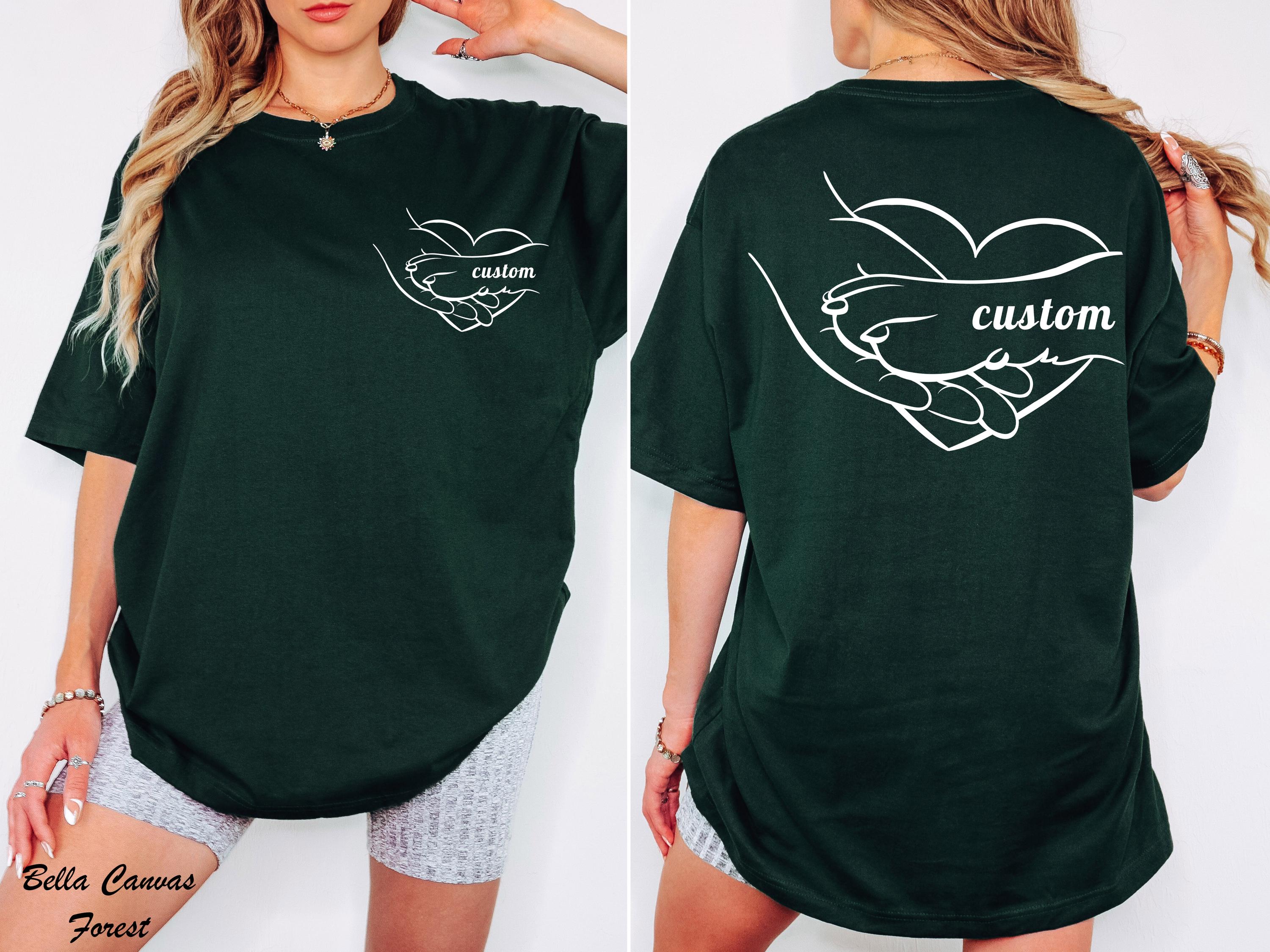 Custom Paw and Hand Shirt, Human Hand and Paw Shirt, Dog Paw Animal Lover Shirt, Dog Lover Shirt,Dog Paw Animal Lover Shirt,Dog Owner Gift