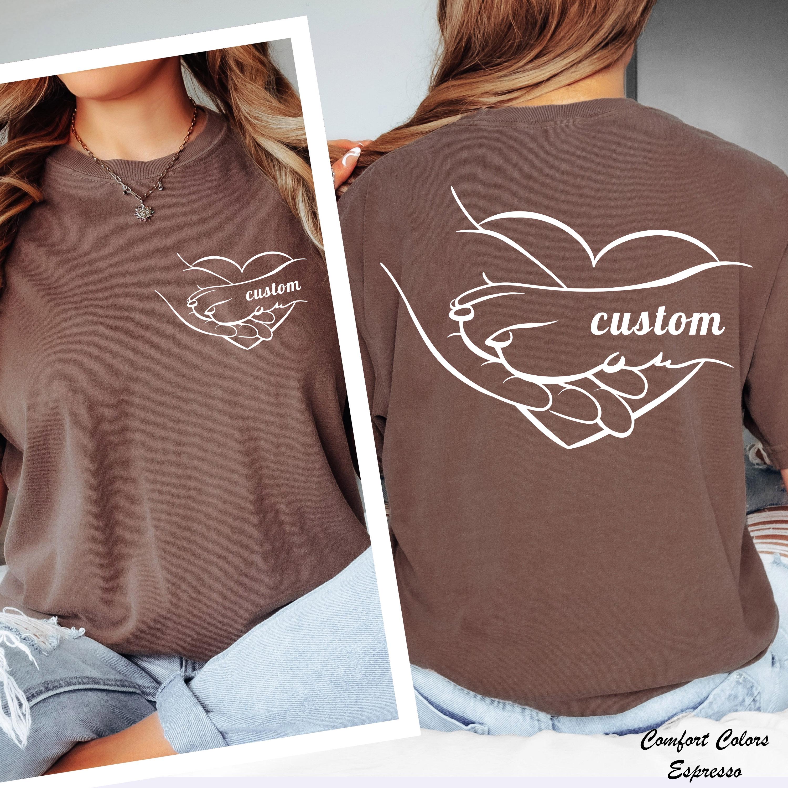 Custom Paw and Hand Shirt, Human Hand and Paw Shirt, Dog Paw Animal Lover Shirt, Dog Lover Shirt,Dog Paw Animal Lover Shirt,Dog Owner Gift