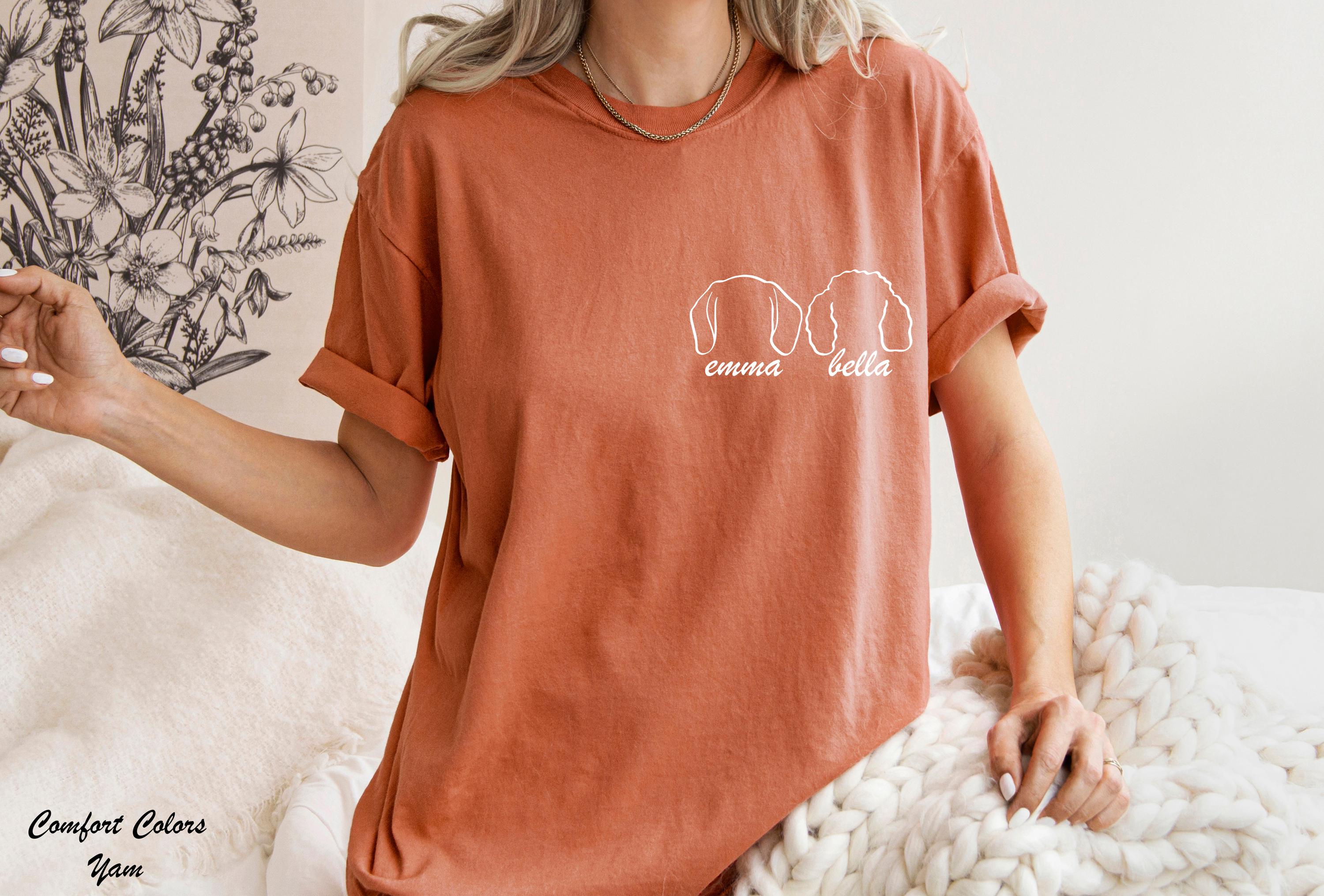 Custom Dog Breed Shirt,Name Custom Dog Shirt,New Dog Owner Shirt,Paw Print Pocket Tee,Personalized Dog Face and Name Shirt,Dog Lover Shirt