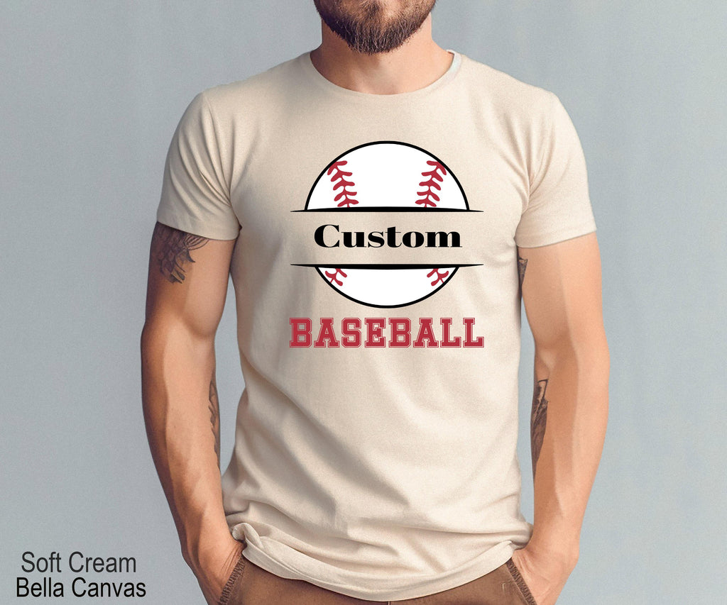 Custom Baseball Shirt, Personalized Team Name, Personalized Baseball Player Shirt, Sports Mom Tee, Baseball Shirt, Baseball Lover Shirt