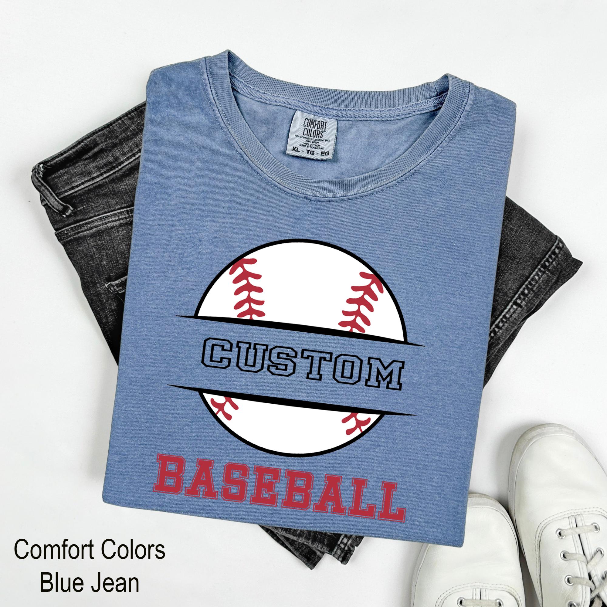 Custom Baseball Shirt, Personalized Team Name, Personalized Baseball Player Shirt, Sports Mom Tee, Baseball Shirt, Baseball Lover Shirt