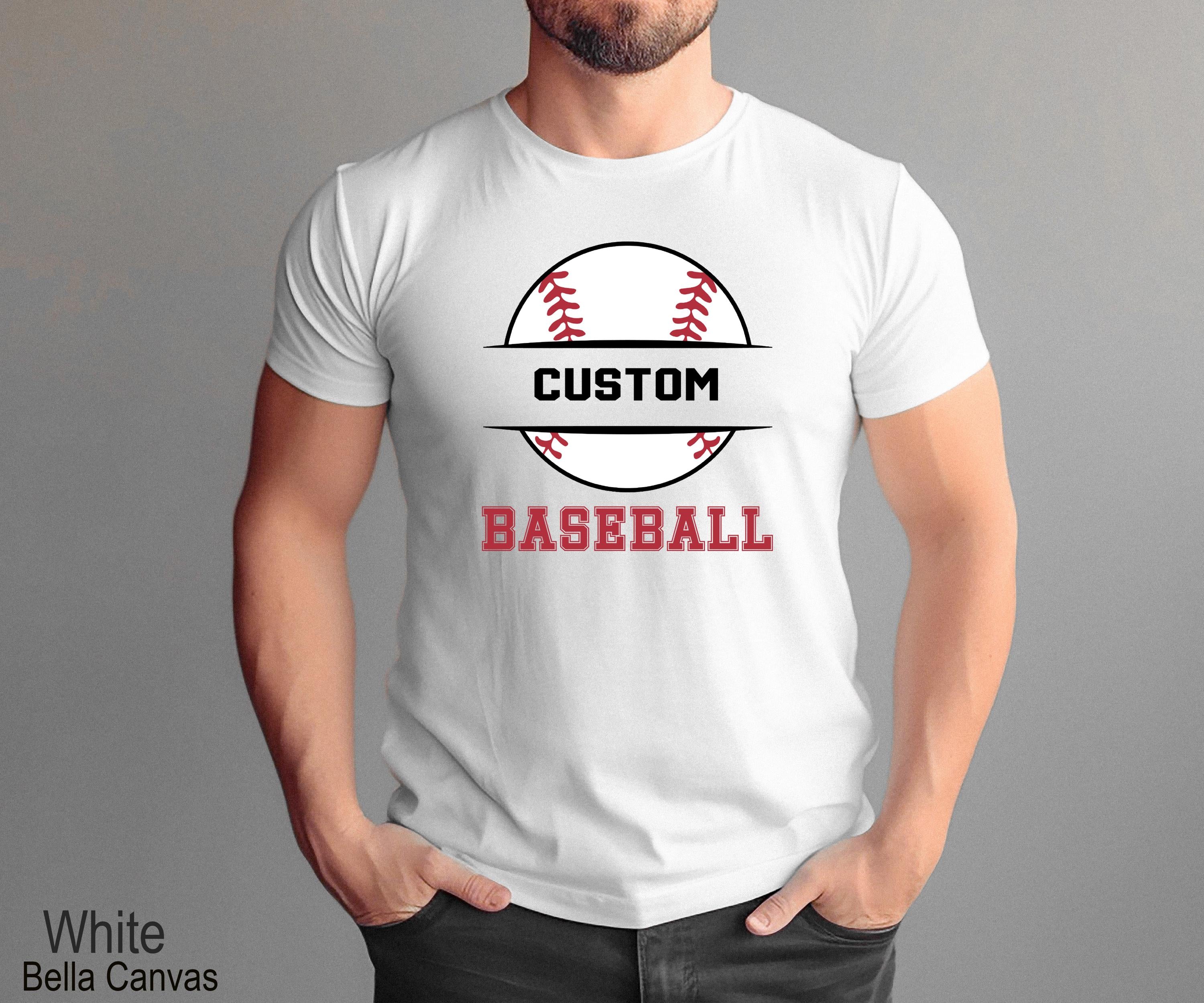 Custom Baseball Shirt, Personalized Team Name, Personalized Baseball Player Shirt, Sports Mom Tee, Baseball Shirt, Baseball Lover Shirt