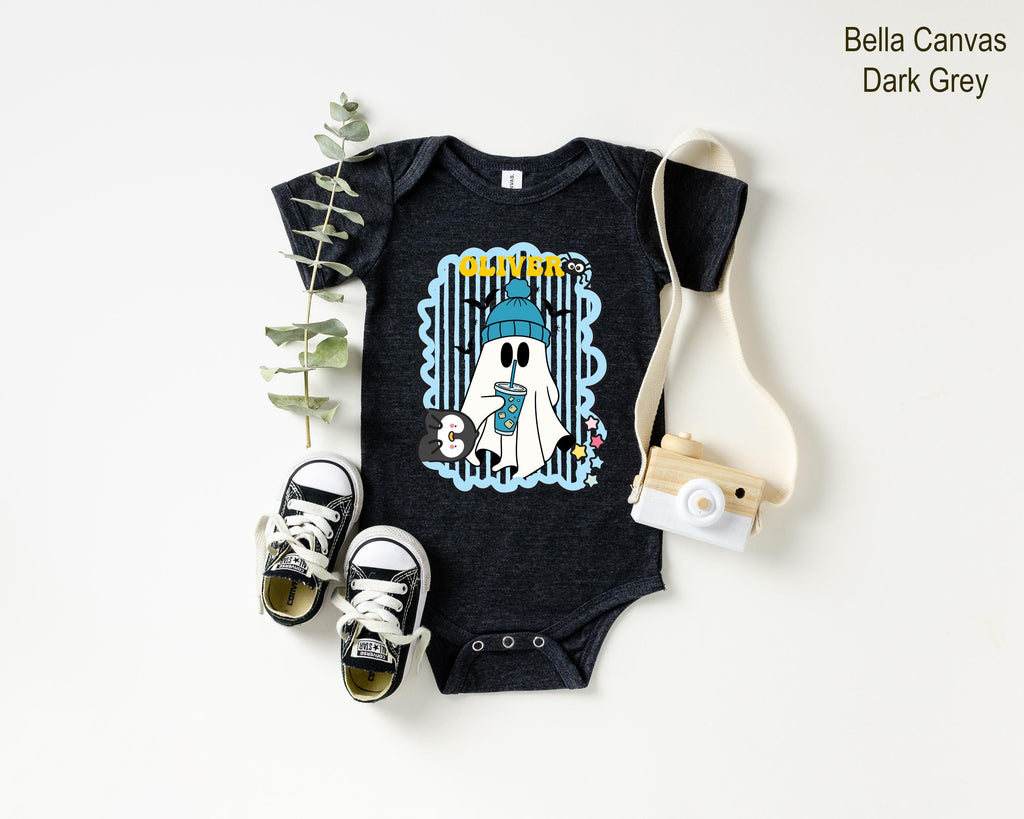 Custom Girl and Boy Halloween Name Shirt, Kid Shirt With Names, Halloween Shirt, Halloween Toddler Shirt, Personalized Halloween Kid Shirt