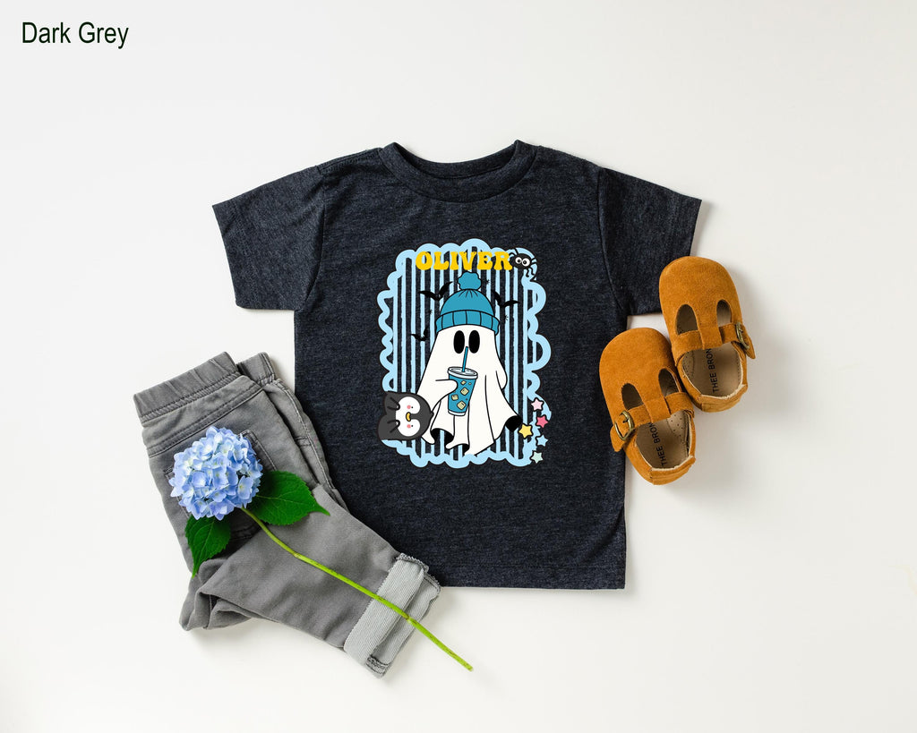 Custom Girl and Boy Halloween Name Shirt, Kid Shirt With Names, Halloween Shirt, Halloween Toddler Shirt, Personalized Halloween Kid Shirt