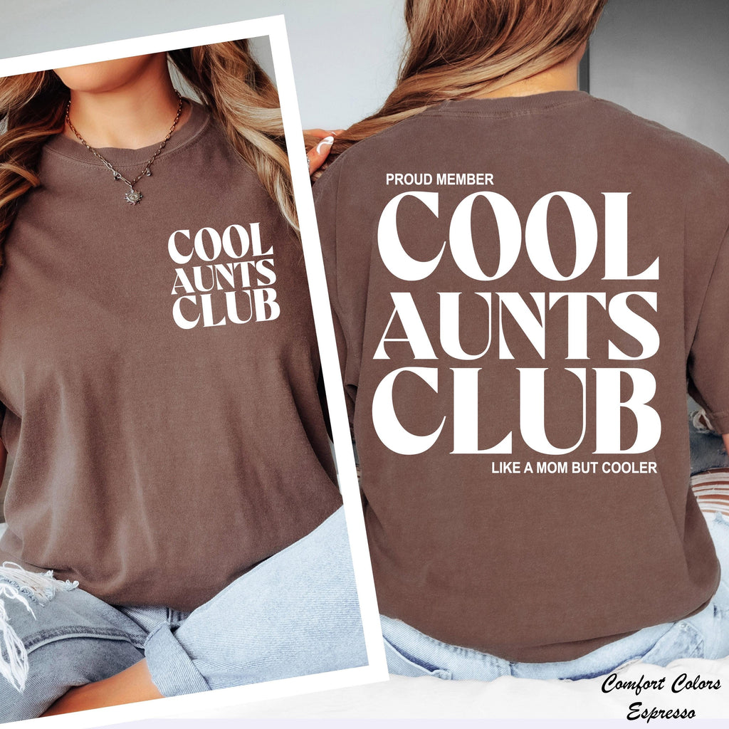 Cool Aunts Club Shirt, Mothers Day Shirt, Auntie Shirt, New Aunt Gift for Sister, Pregnancy Announcement For Aunt, Favorite Aunt Shirt