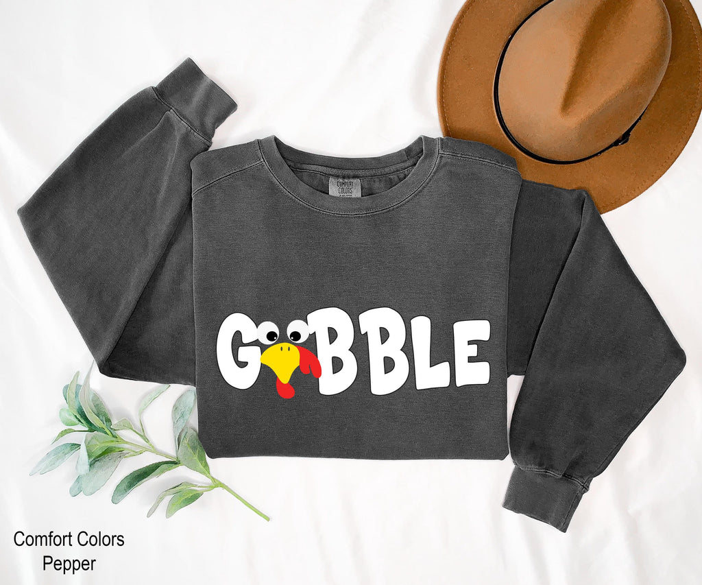 Thanksgiving Gobble Sweatshirt,Turkey Sweatshirt,Thanksgiving Sweatshirt, Funny Thanksgiving Outfit, Thankful Sweatshirt, Turkey Day Shirt