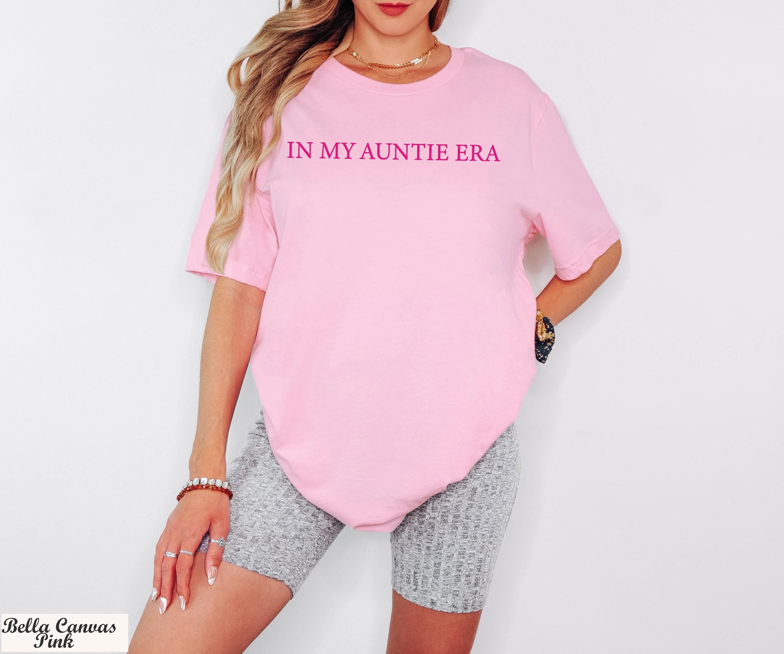Custom In My Era Shirt, In My Auntie, Mom Dad Grandma Era Tee, Pregnancy Announcement Shirt, Custom Text Era Shirt, Custom Trendy Tee