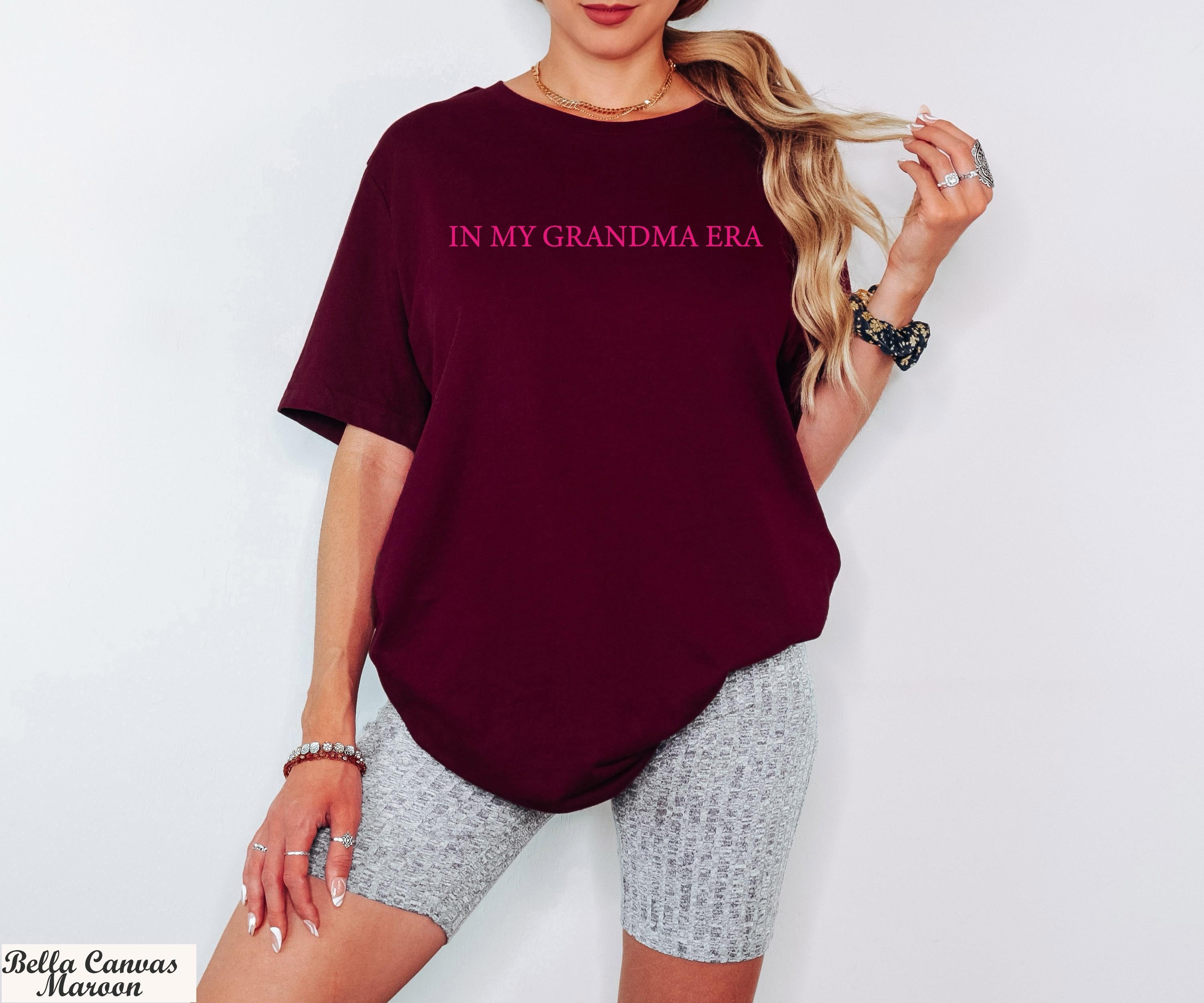 Custom In My Era Shirt, In My Auntie, Mom Dad Grandma Era Tee, Pregnancy Announcement Shirt, Custom Text Era Shirt, Custom Trendy Tee