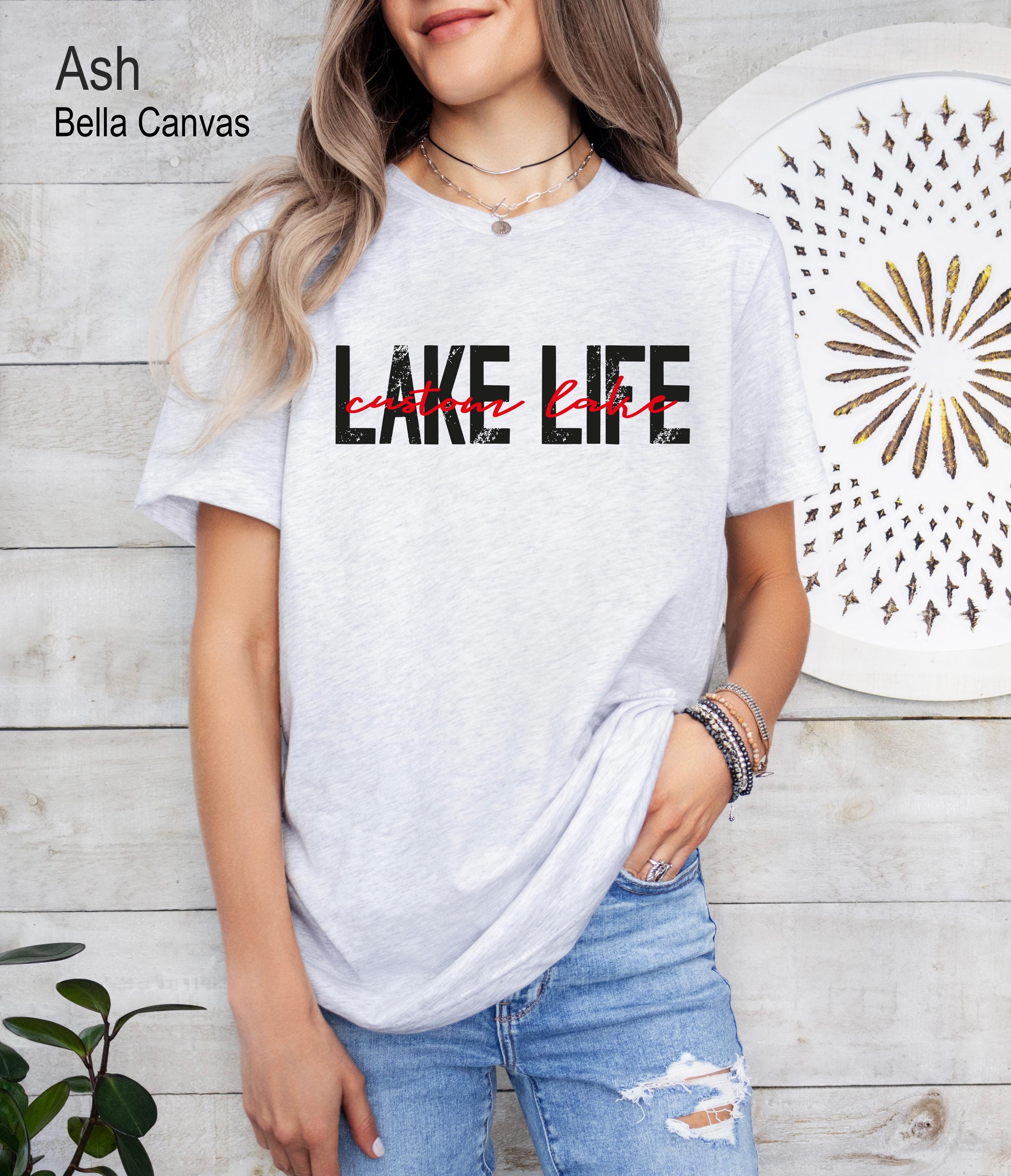Custom Lake Life Shirt, Personalized Lake T-shirt, Lake Life Shirt, Lake House Gifts, Summer Lake Shirt, Lake Lover Gift, Lake Vacation Tee