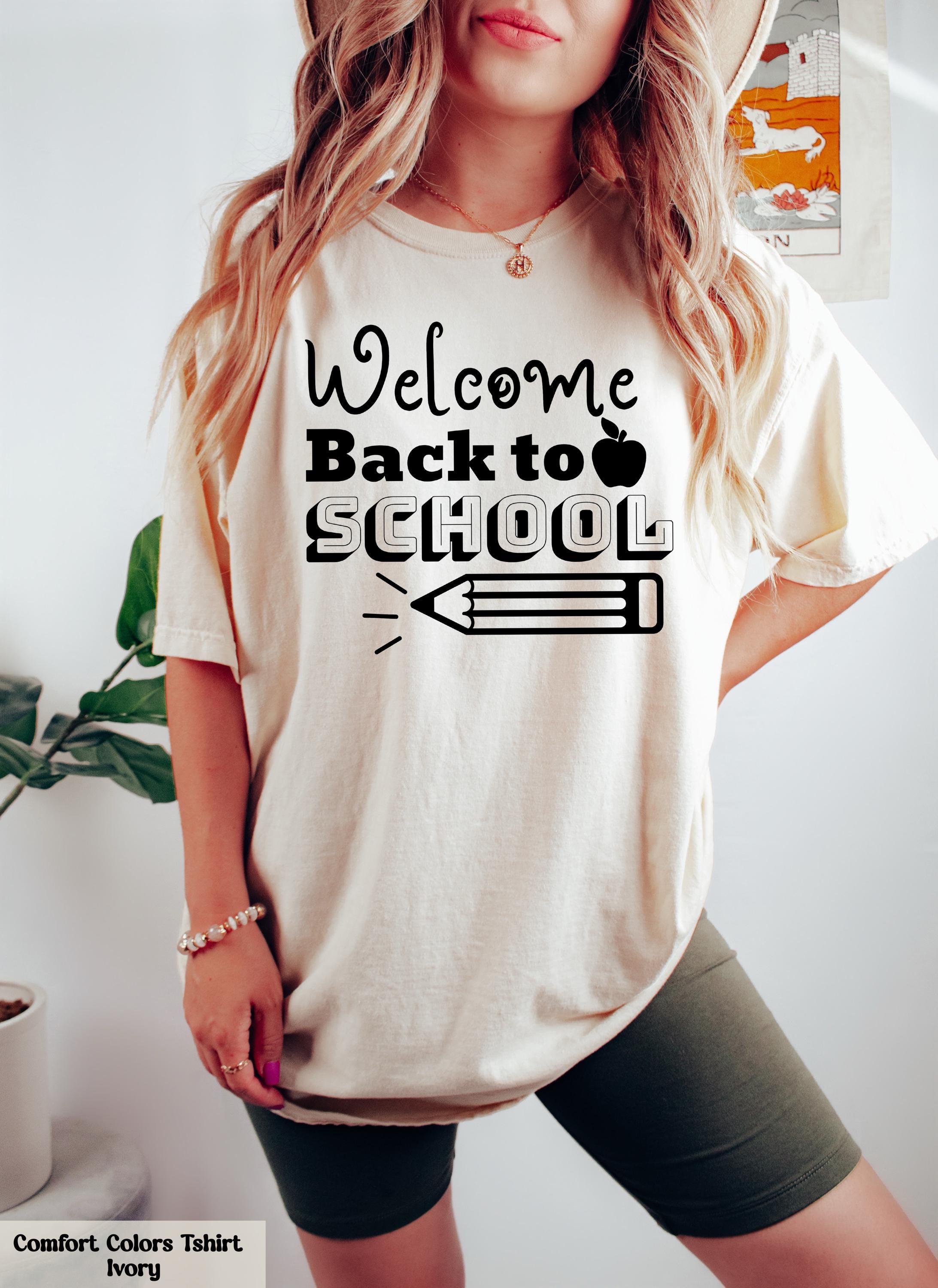 Comfort Colors® Welcome Back to School Shirt, Teacher Gift,  Elementary Teacher Shirt, First Day Of School Tee, Teacher Squad Shirt