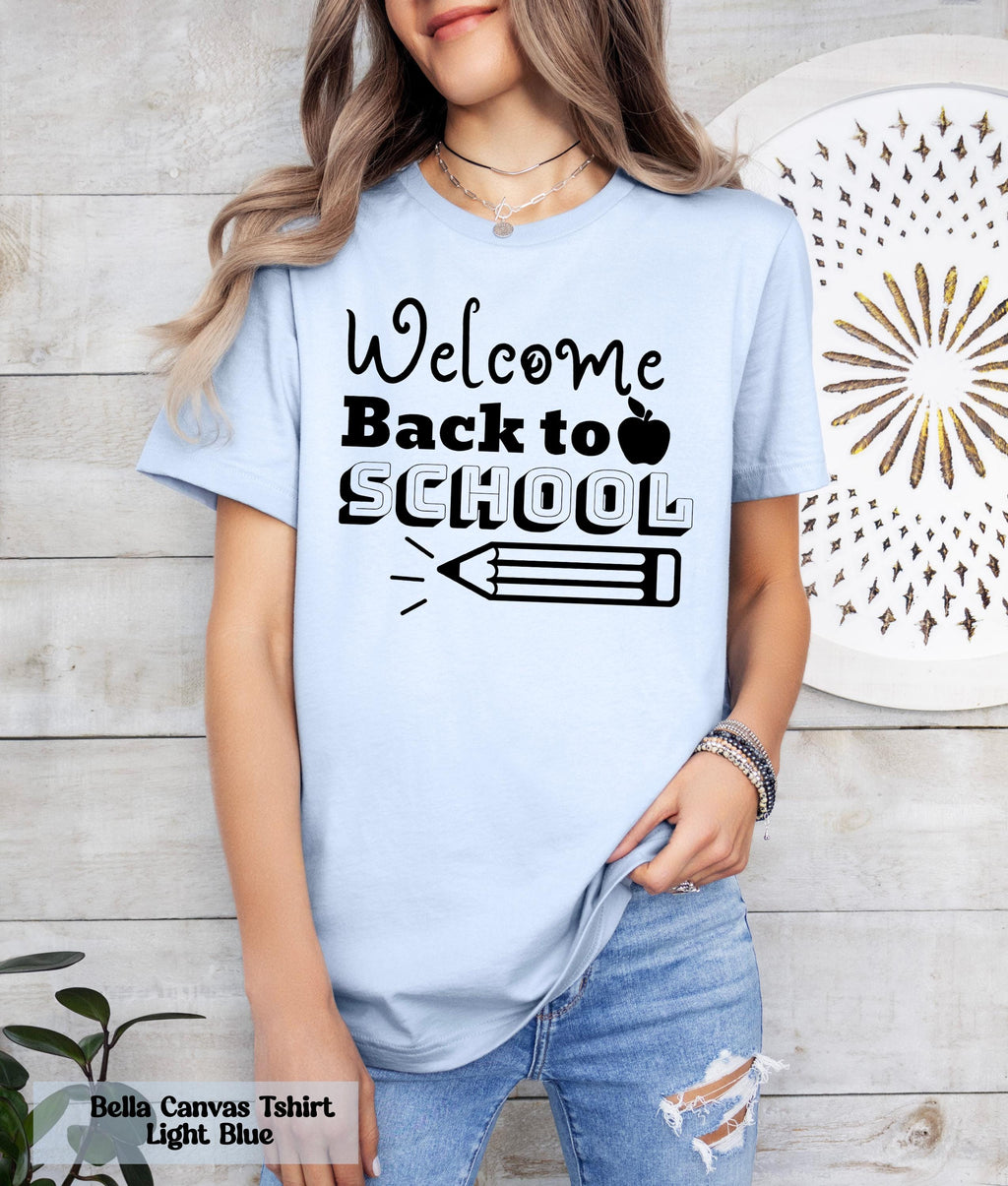 Comfort Colors® Welcome Back to School Shirt, Teacher Gift,  Elementary Teacher Shirt, First Day Of School Tee, Teacher Squad Shirt