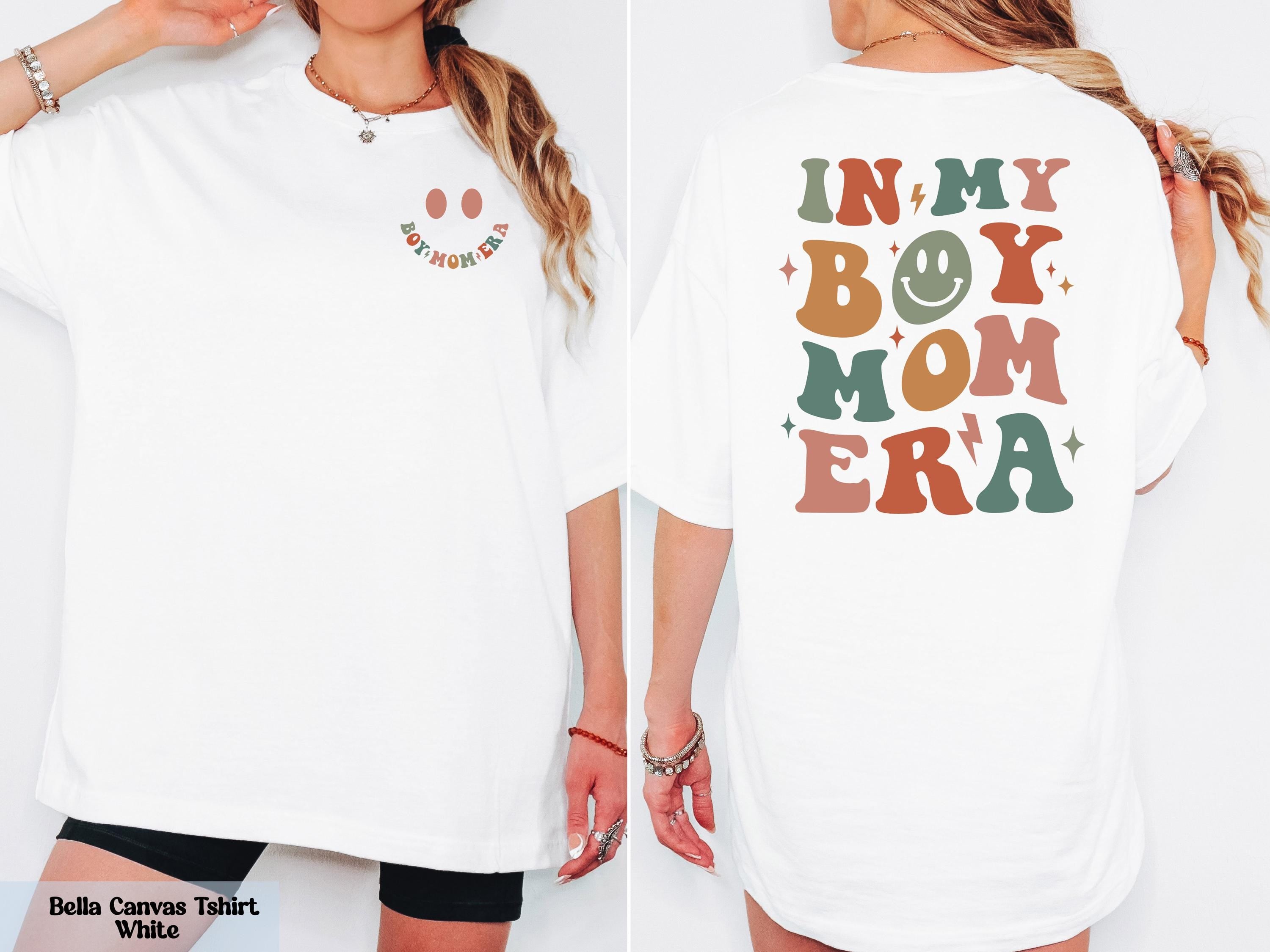 Comfort Colors In My Boy Mom Era Shirt, Boy Mama Club Tee, Trendy Cozy Mom Shirt, Shirt for Boy Mom, Mom of Boys Shirt,  Boy Mom Era Shirt