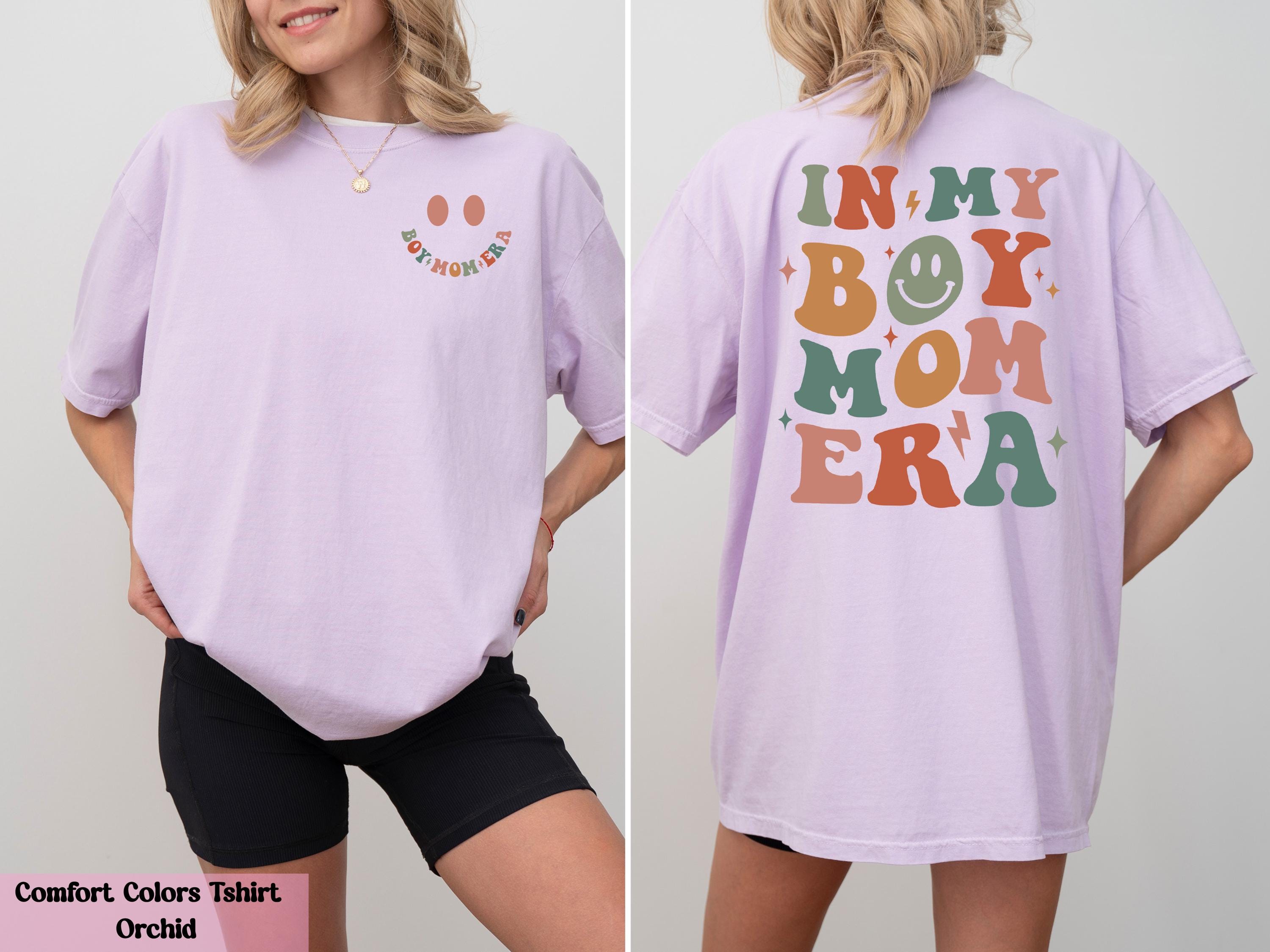 Comfort Colors In My Boy Mom Era Shirt, Boy Mama Club Tee, Trendy Cozy Mom Shirt, Shirt for Boy Mom, Mom of Boys Shirt,  Boy Mom Era Shirt