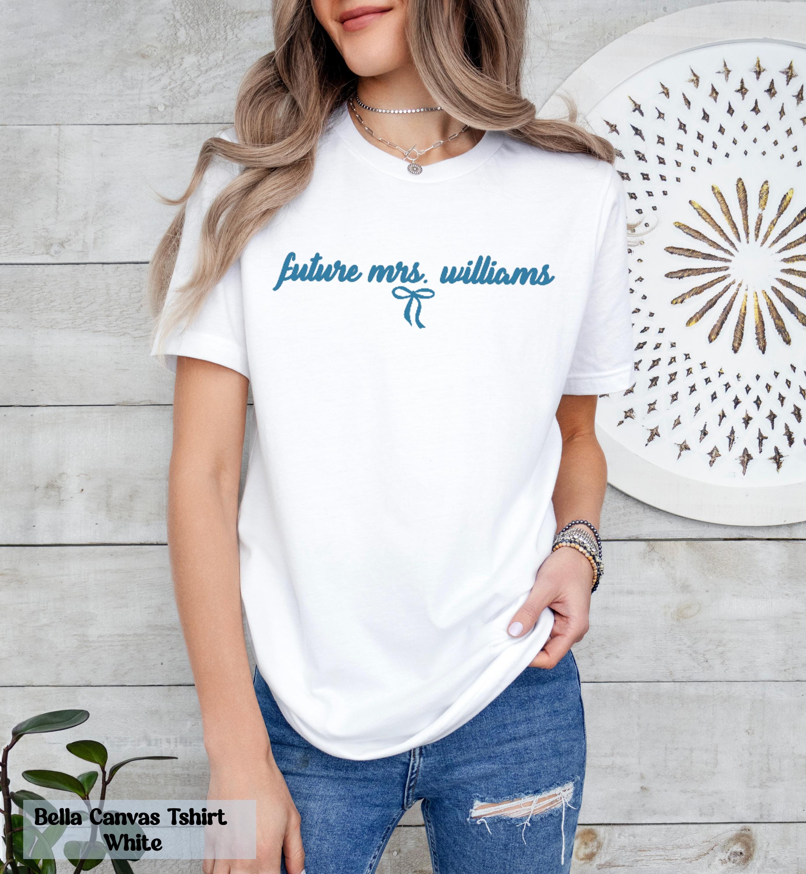 Comfort Colors® Custom Future Mrs. Shirt, Engagement Outfit, Coquette Bachelorette Party T-Shirt, Personalized Fiancee Shirt Gift for Her