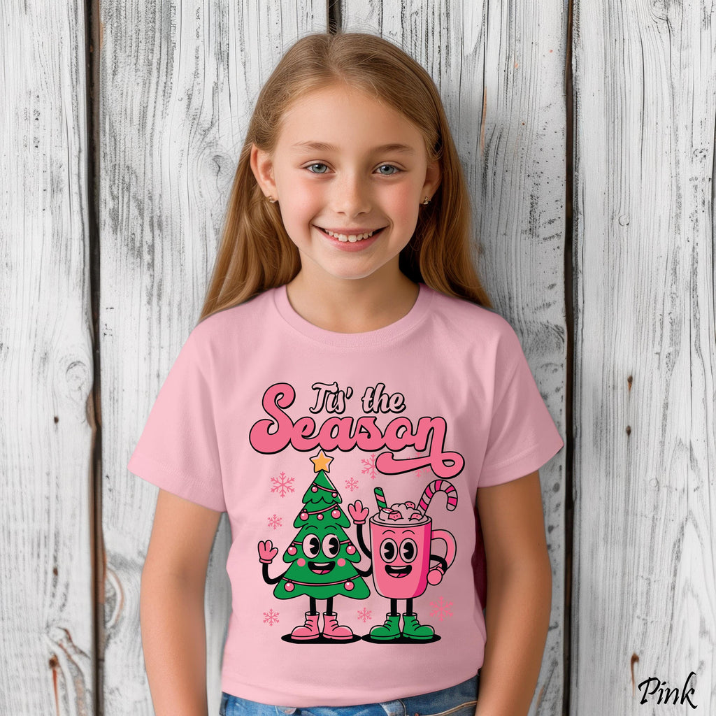 Retro Tis The Season Christmas Shirt, Merry Christmas Shirt, Family Christmas Shirt, Cute Christmas Shirt, Winter Holiday Gift, Xmas Tee