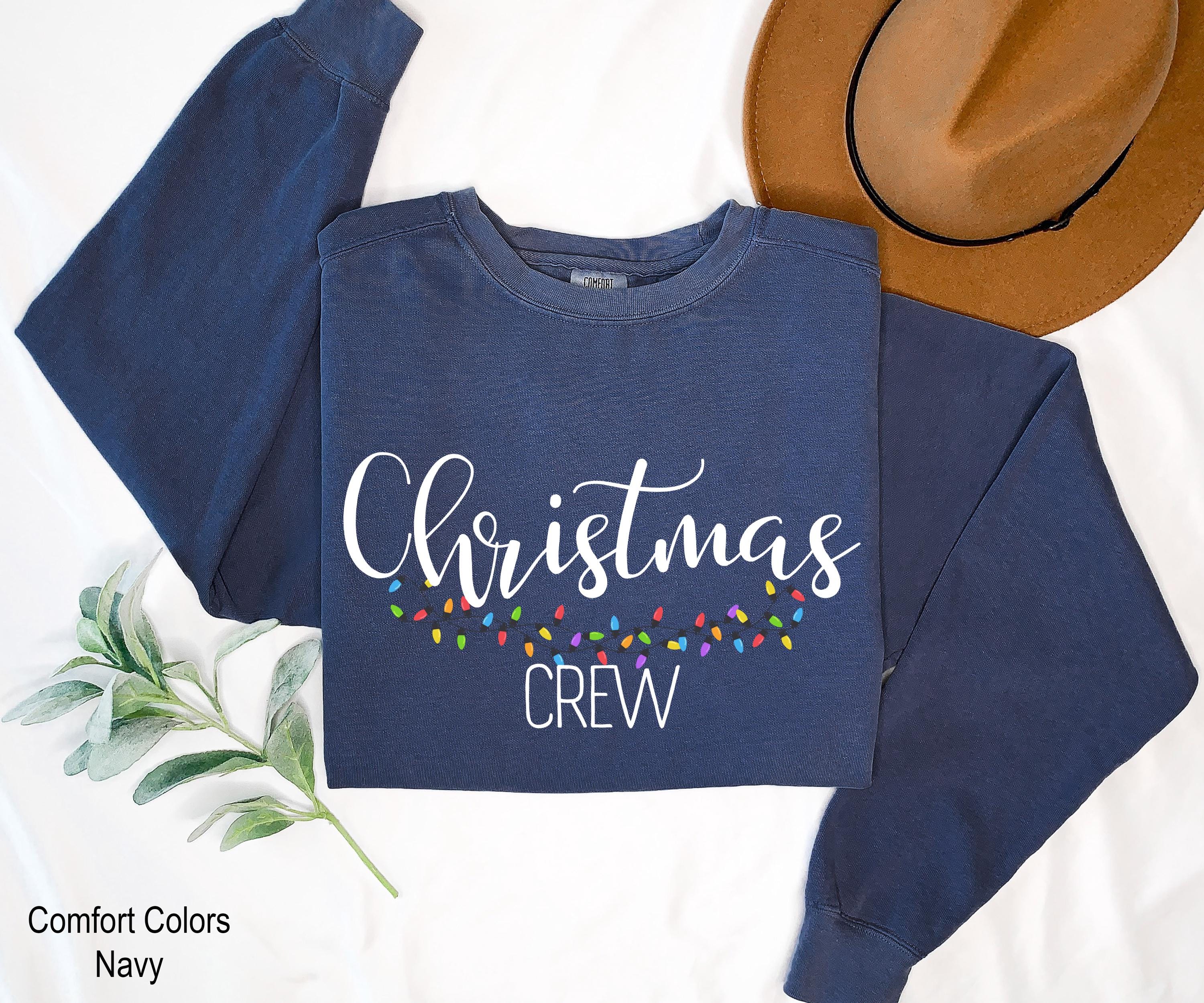 Christmas Crew Sweatshirt, Family Christmas Sweatshirt, Matching Family Christmas Shirts, Christmas Party Crew Tee, Christmas Matching Tee