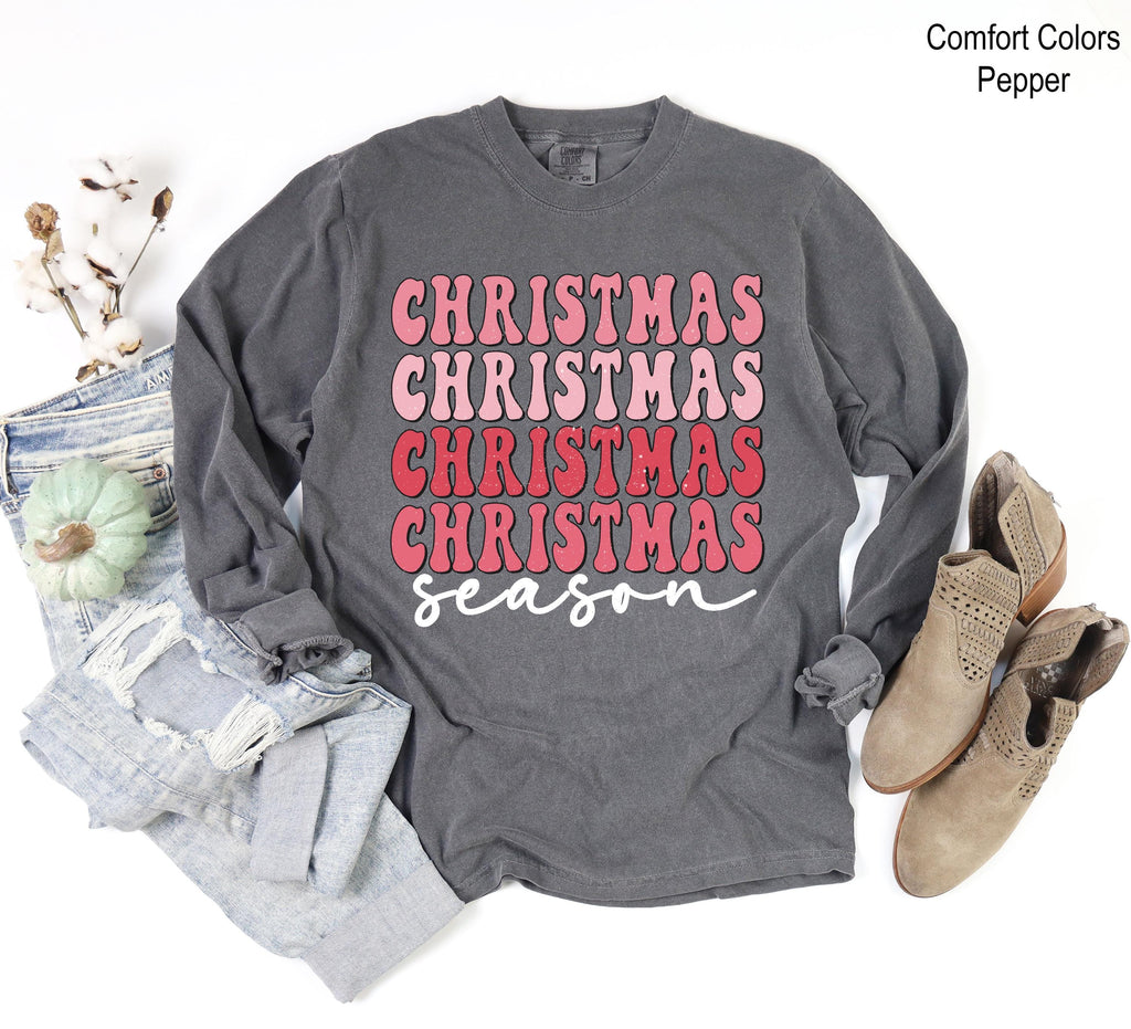 Christmas Season Sweatshirt, Merry Christmas Sweatshirt, Holiday Crewneck, Christmas Sweatshirts for Women, Christmas Gift for Women