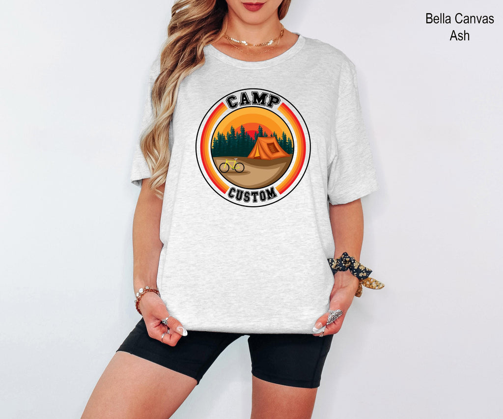 Custom Camp Shirt, Family Camping Trip T-Shirt, Personalized Camping Tee, Mountain Adventure Shirt, Outdoor Shirt, Customized Camp Tee