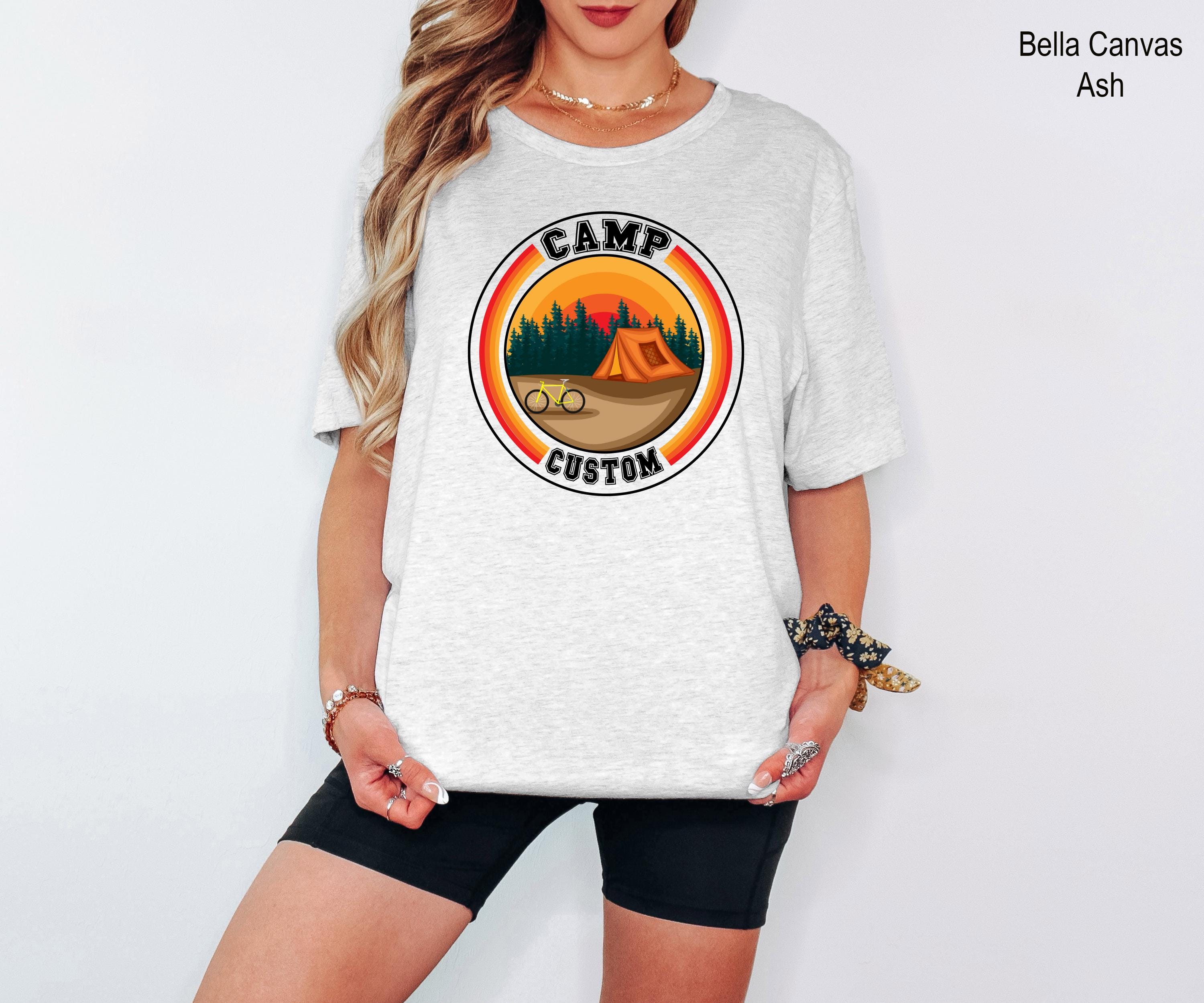 Custom Camp Shirt, Family Camping Trip T-Shirt, Personalized Camping Tee, Mountain Adventure Shirt, Outdoor Shirt, Customized Camp Tee