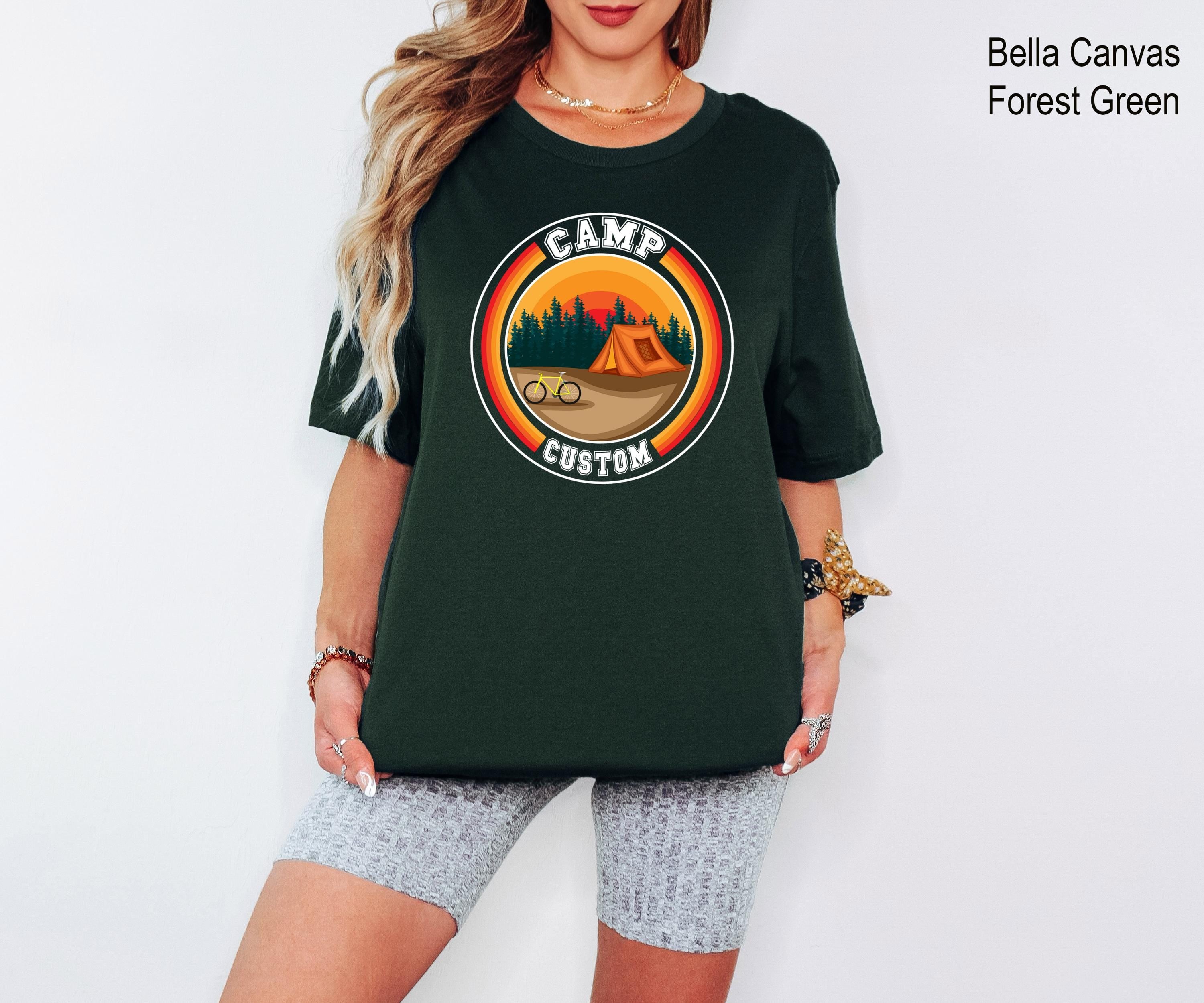 Custom Camp Shirt, Family Camping Trip T-Shirt, Personalized Camping Tee, Mountain Adventure Shirt, Outdoor Shirt, Customized Camp Tee