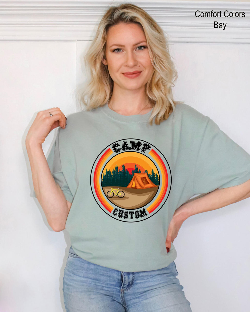 Custom Camp Shirt, Family Camping Trip T-Shirt, Personalized Camping Tee, Mountain Adventure Shirt, Outdoor Shirt, Customized Camp Tee