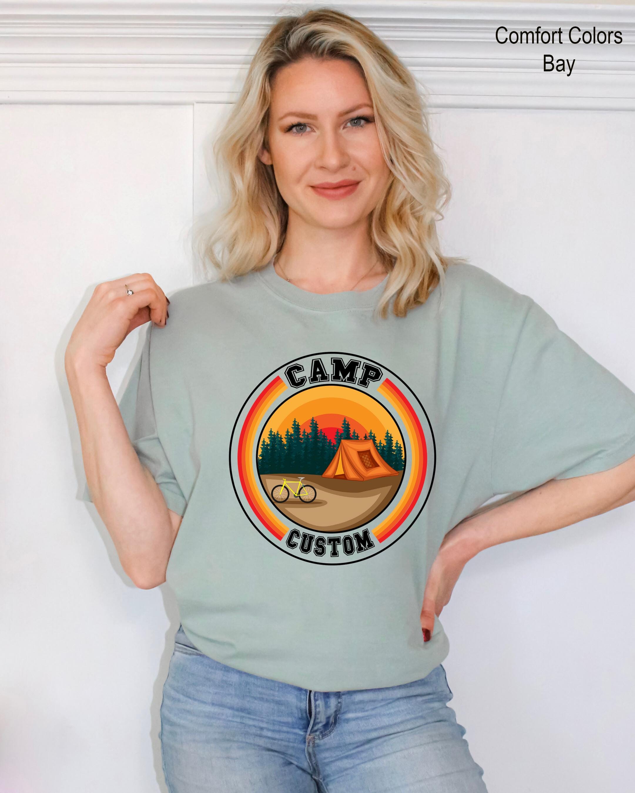 Custom Camp Shirt, Family Camping Trip T-Shirt, Personalized Camping Tee, Mountain Adventure Shirt, Outdoor Shirt, Customized Camp Tee