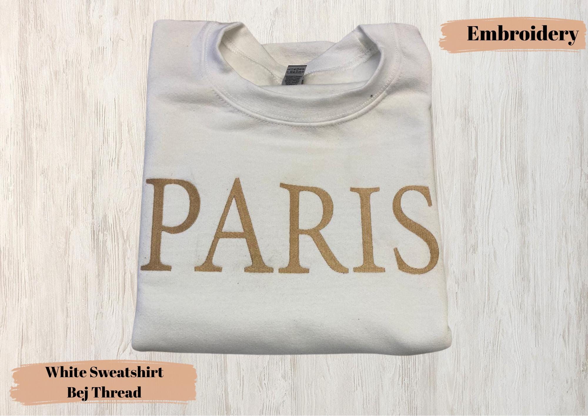 Custom Embroidered Sweatshirt, Embroidered Gift, Custom Text Sweatshirt, Personalized Crewneck Sweater, Long Sleeve Embroidery Shirt