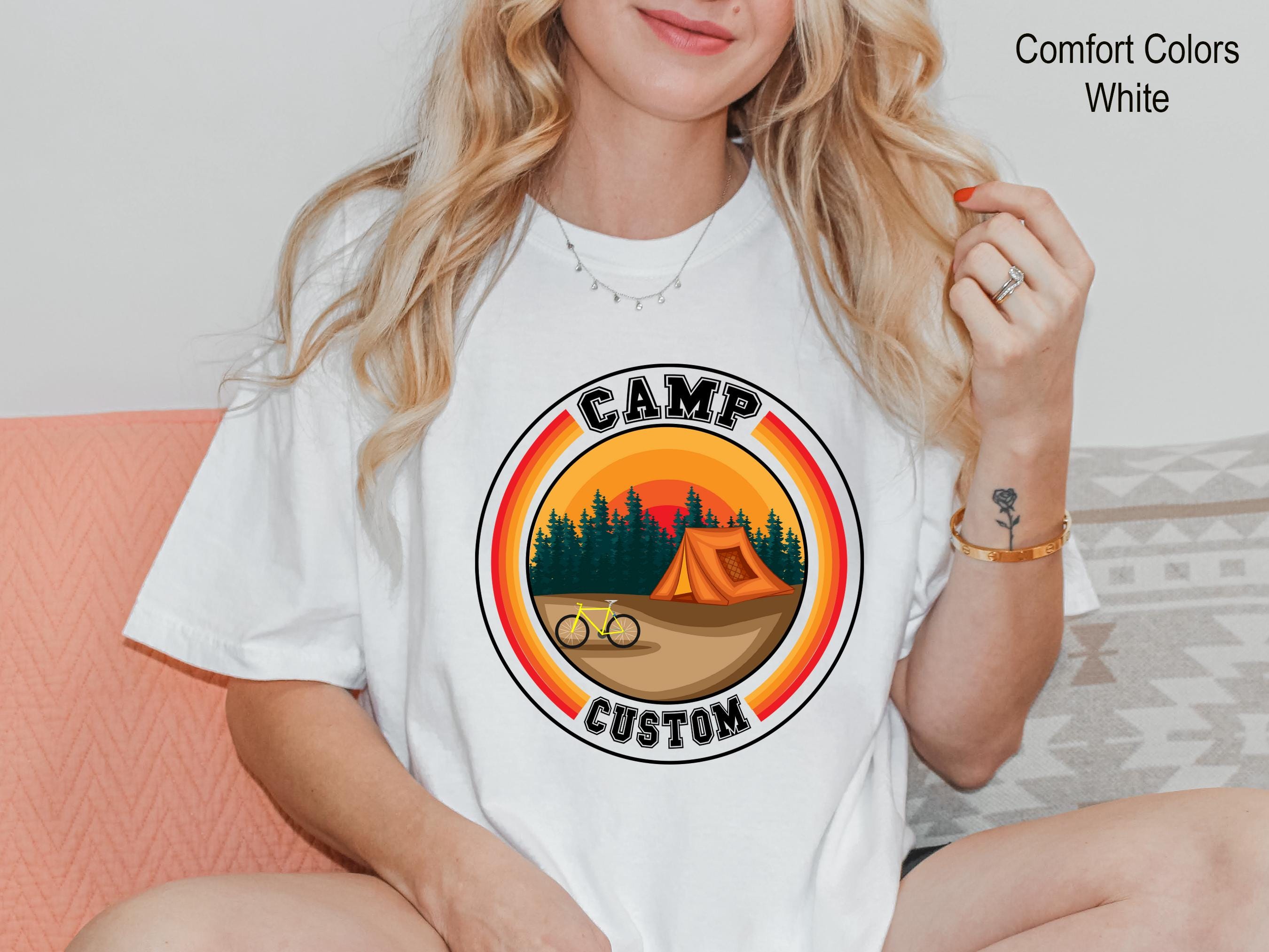Custom Camp Shirt, Family Camping Trip T-Shirt, Personalized Camping Tee, Mountain Adventure Shirt, Outdoor Shirt, Customized Camp Tee