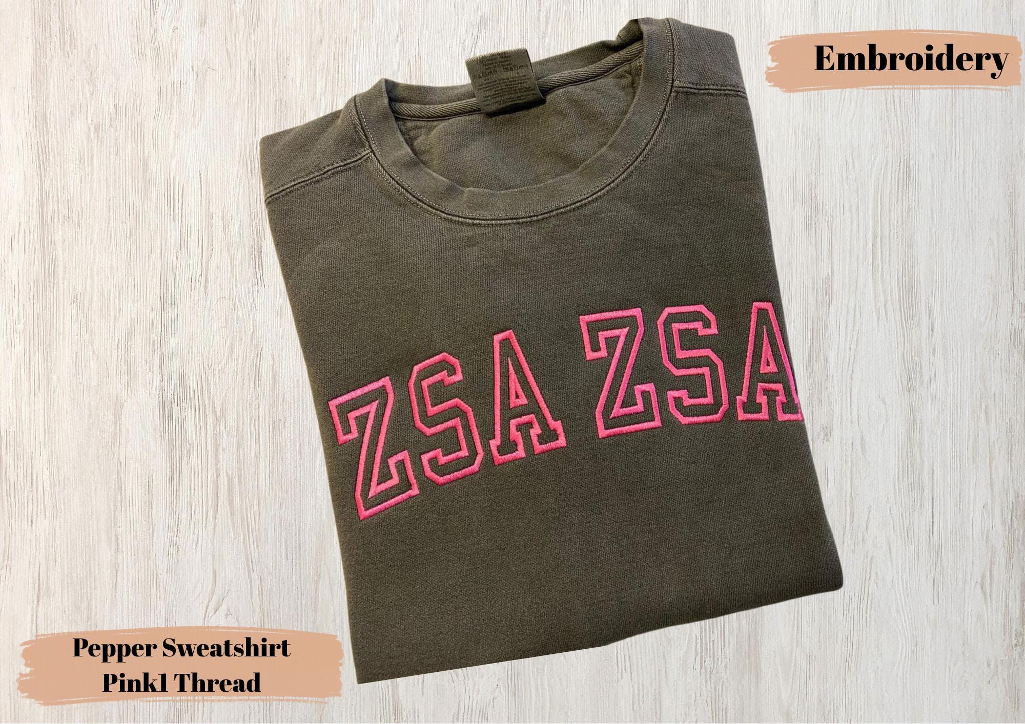 Custom Embroidered Sweatshirt, Embroidered Gift, Custom Text Sweatshirt, Personalized Crewneck Sweater, Long Sleeve Embroidery Shirt