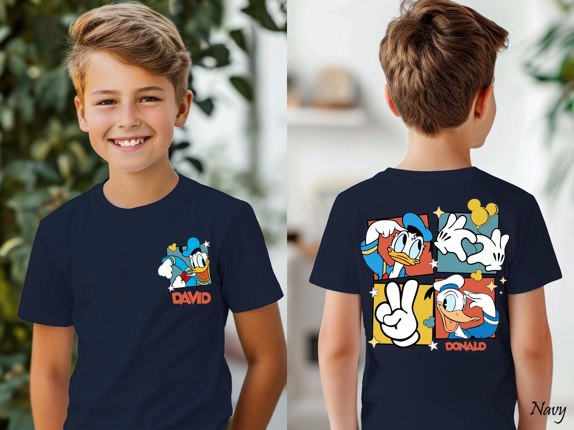 Custom Disney Donald Duck Shirt, Disneyland Trip Family Vacation Shirt, Donald Duck Birthday Boy Shirt, Disney Besties Tee, Toddler Shirt,