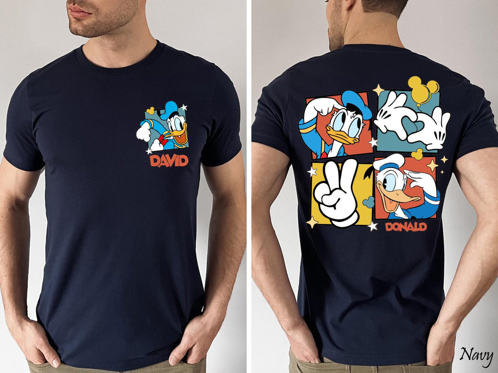 Custom Disney Donald Duck Shirt, Disneyland Trip Family Vacation Shirt, Donald Duck Birthday Boy Shirt, Disney Besties Tee, Toddler Shirt,