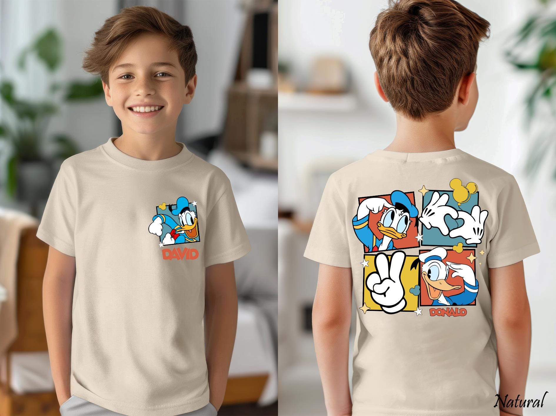 Custom Disney Donald Duck Shirt, Disneyland Trip Family Vacation Shirt, Donald Duck Birthday Boy Shirt, Disney Besties Tee, Toddler Shirt,