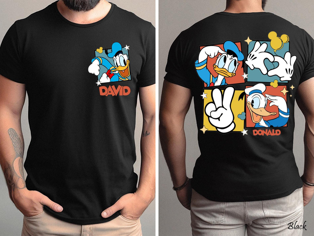 Custom Disney Donald Duck Shirt, Disneyland Trip Family Vacation Shirt, Donald Duck Birthday Boy Shirt, Disney Besties Tee, Toddler Shirt,
