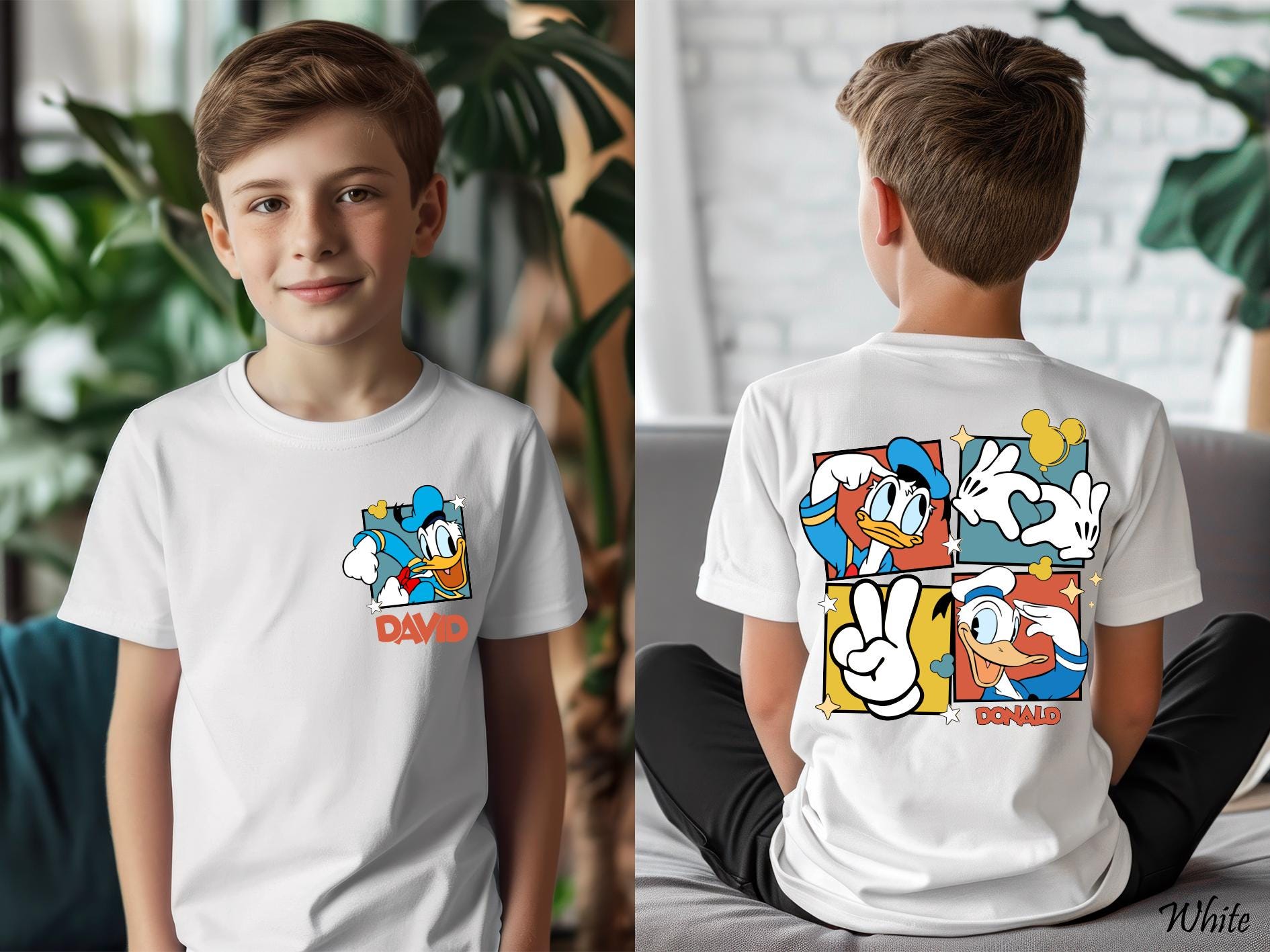 Custom Disney Donald Duck Shirt, Disneyland Trip Family Vacation Shirt, Donald Duck Birthday Boy Shirt, Disney Besties Tee, Toddler Shirt,