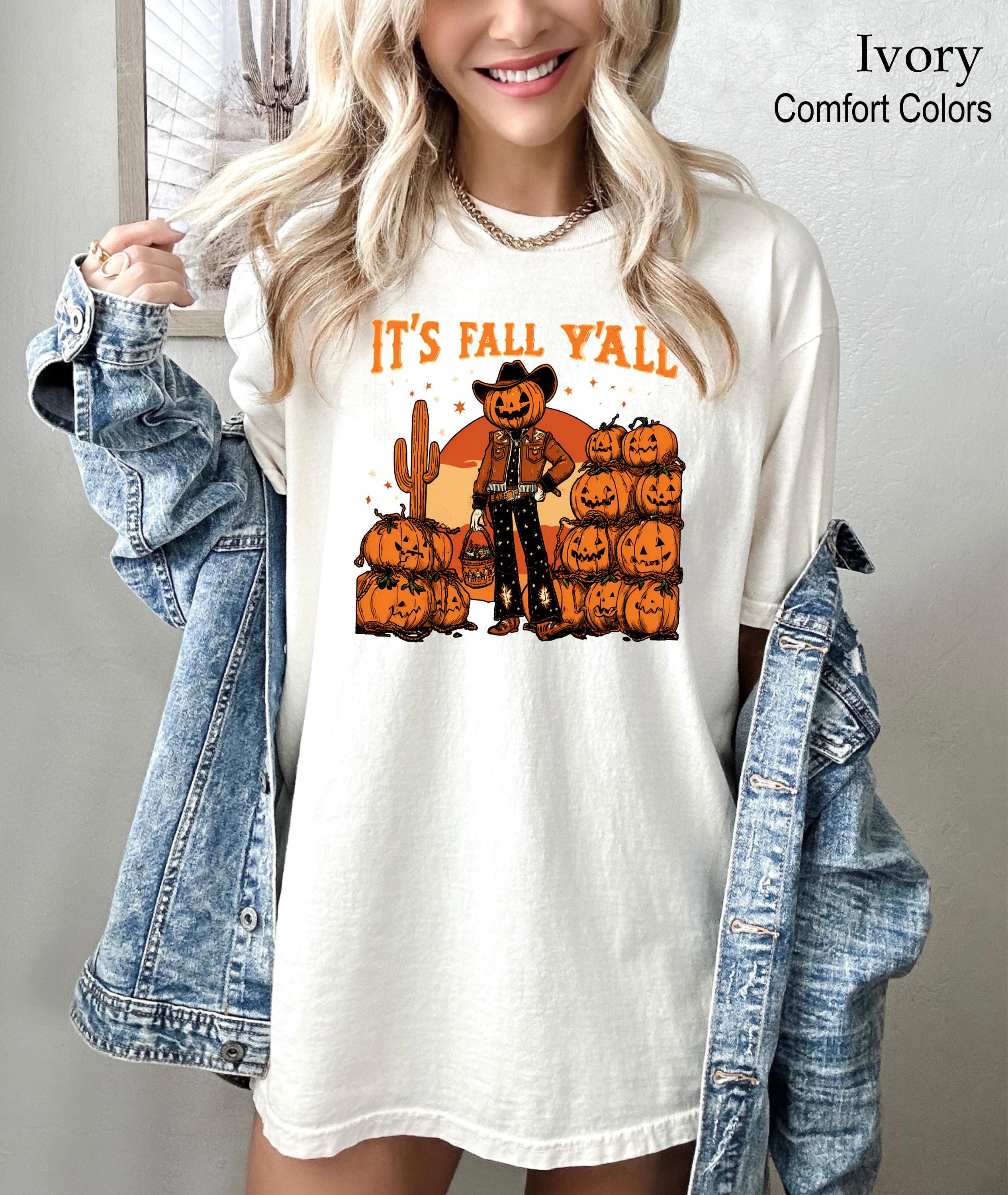 Its Fall Yall Shirt, Thanksgiving Shirt, Fall Pumpkin Shirt, Country Pumpkin Shirt, Western Fall Shirt, Autumn Shirt, Western Pumpkin Tee