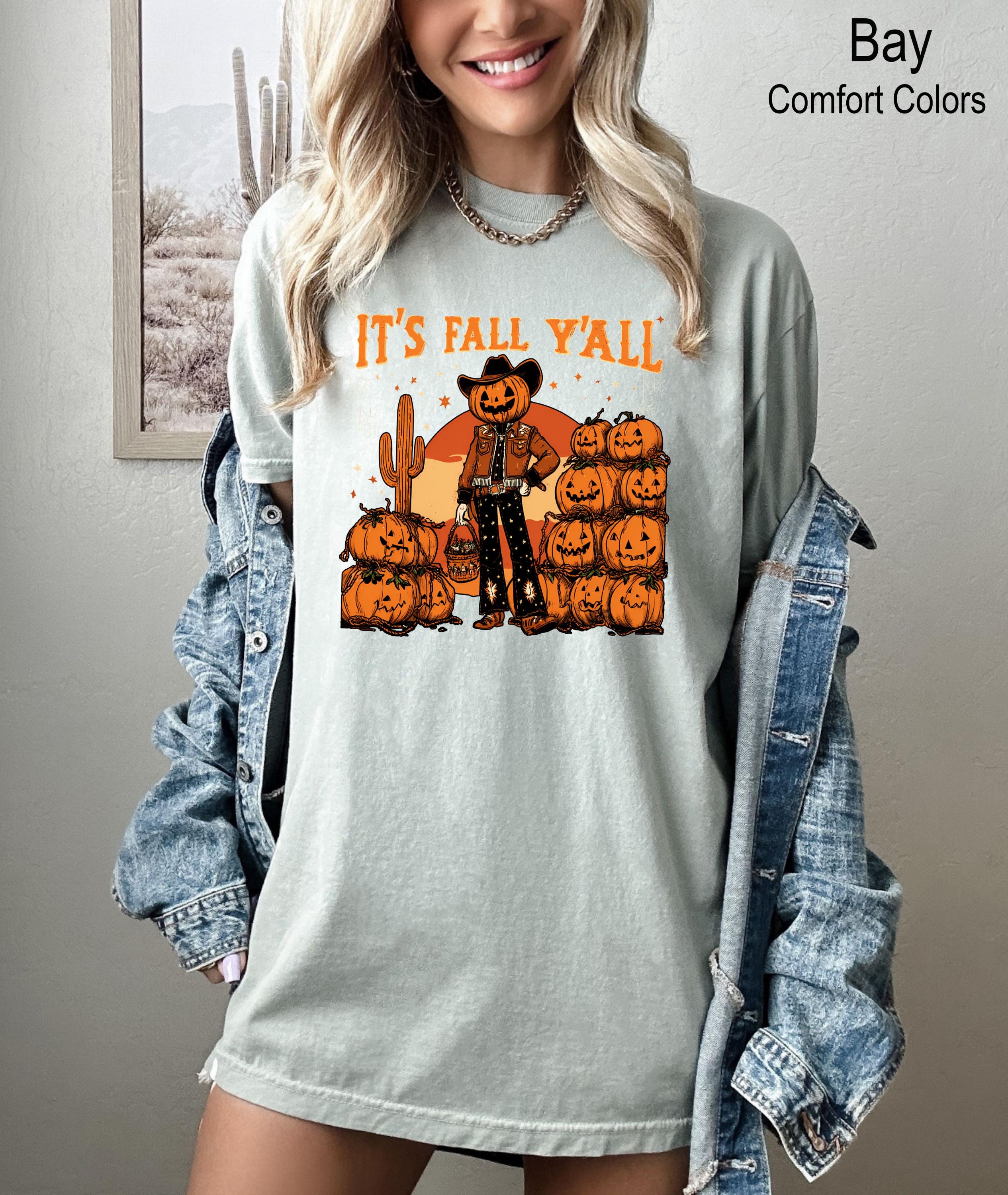 Its Fall Yall Shirt, Thanksgiving Shirt, Fall Pumpkin Shirt, Country Pumpkin Shirt, Western Fall Shirt, Autumn Shirt, Western Pumpkin Tee